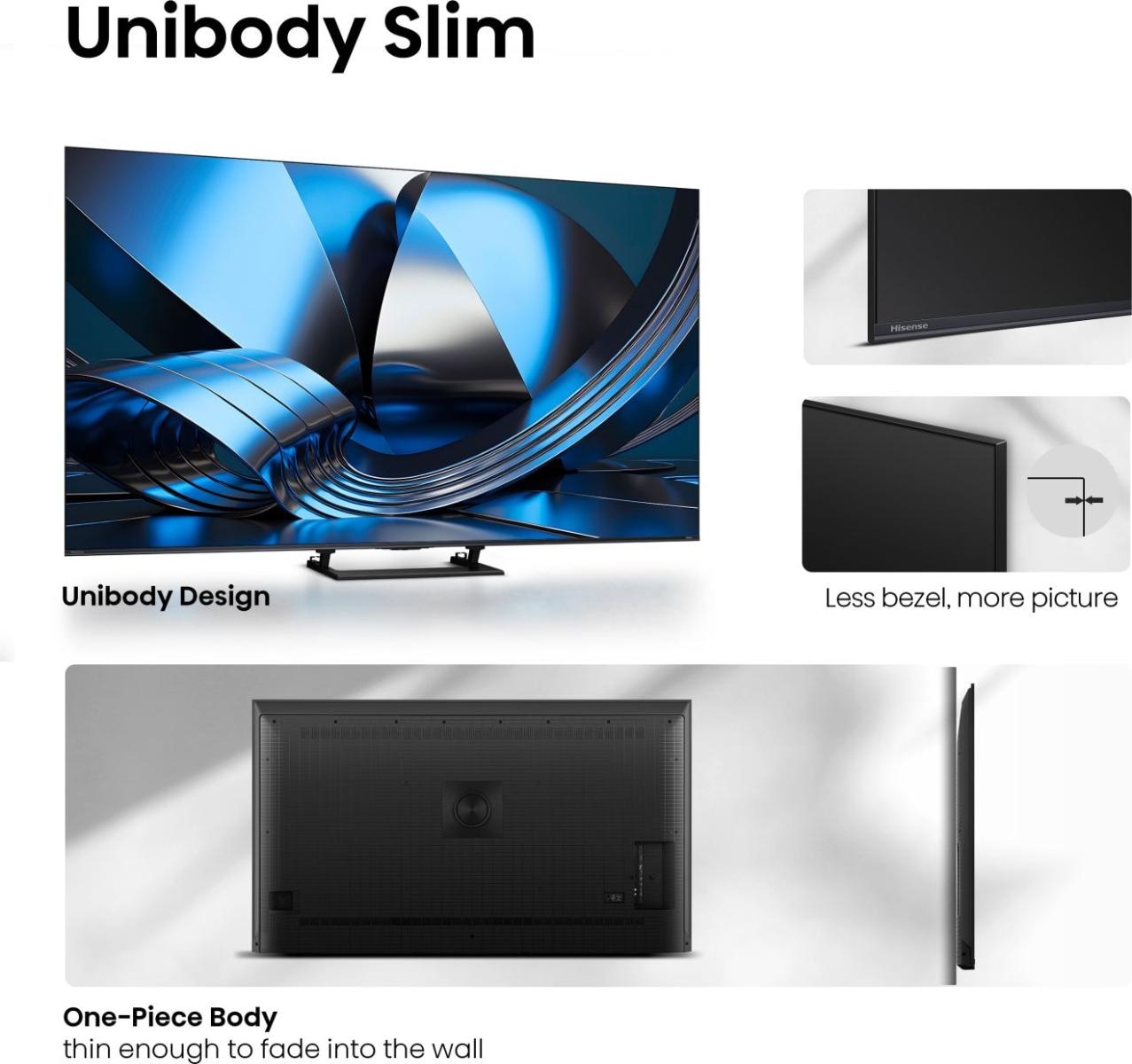 Hisense QLED-Fernseher »75U7DSE« 189 cm/75 ″ Smart-TV