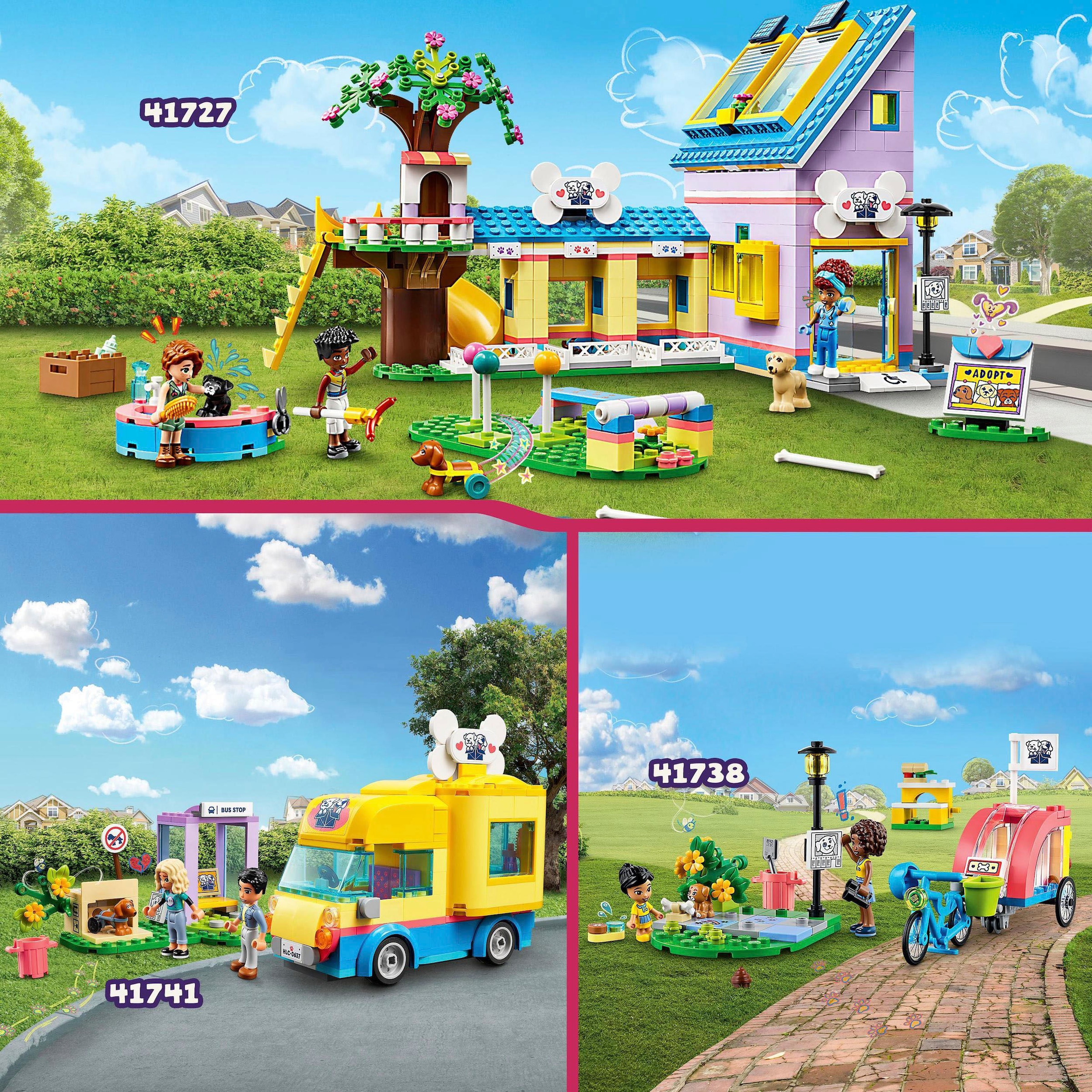 LEGO® Konstruktionsspielsteine »Hunderettungswagen (41741), LEGO® Friends«, (300 St.), Made in Europe