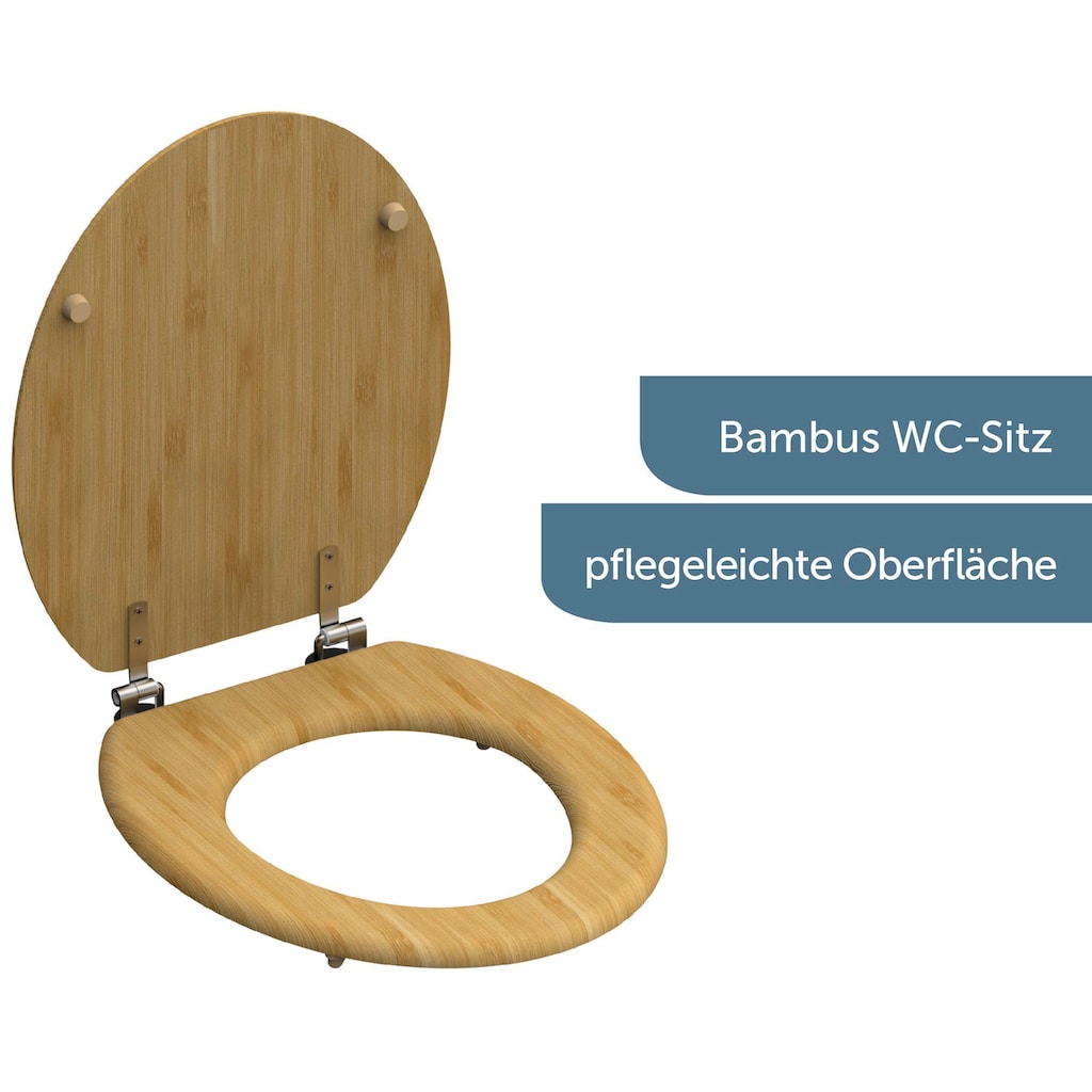 Schütte WC-Sitz »NATURAL BAMBOO«