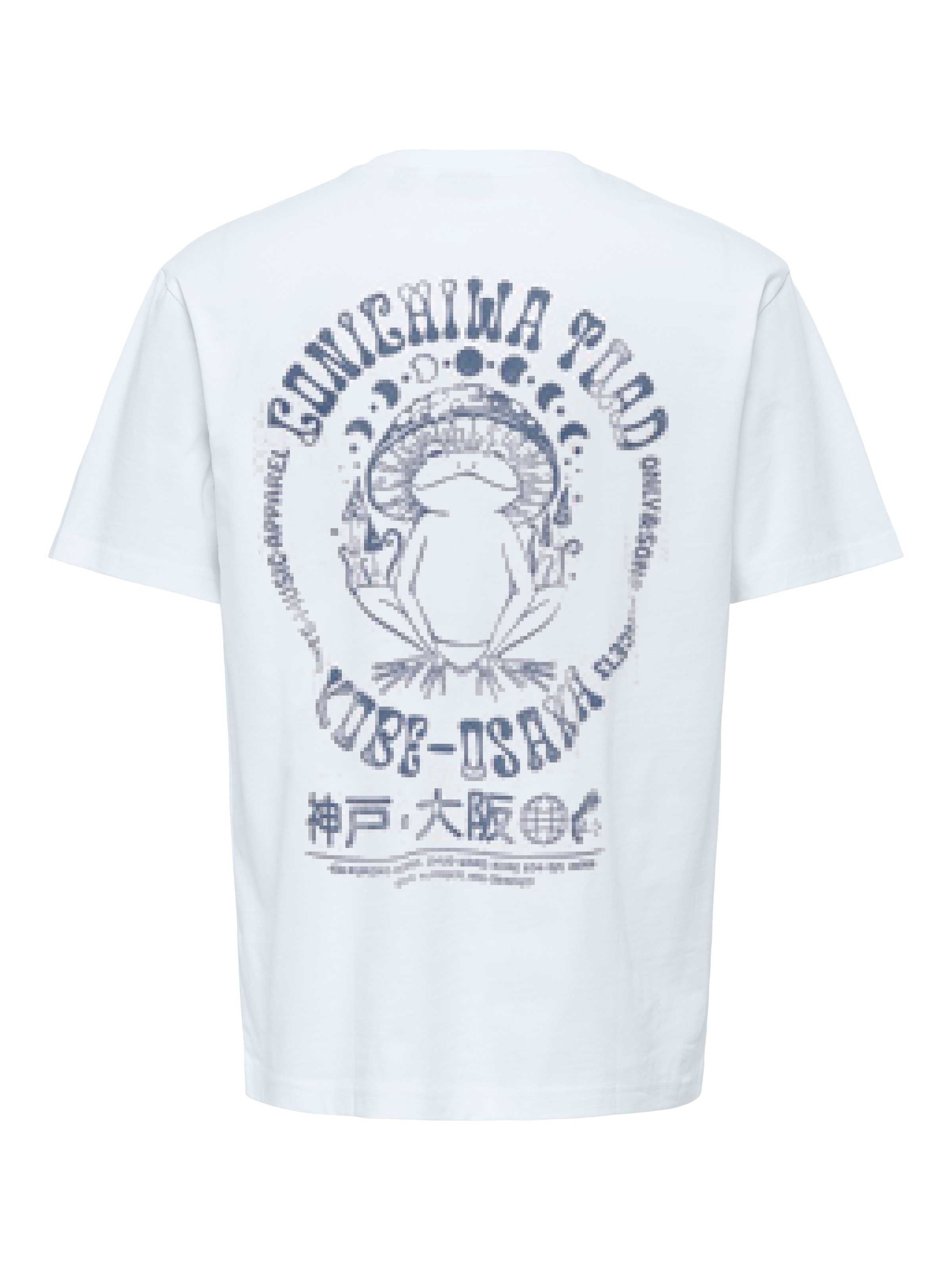 ONLY & SONS T-Shirt »ONSFRED LIFE RLX SS PRINT TEE NOOS« Baumwolle, relaxed fit