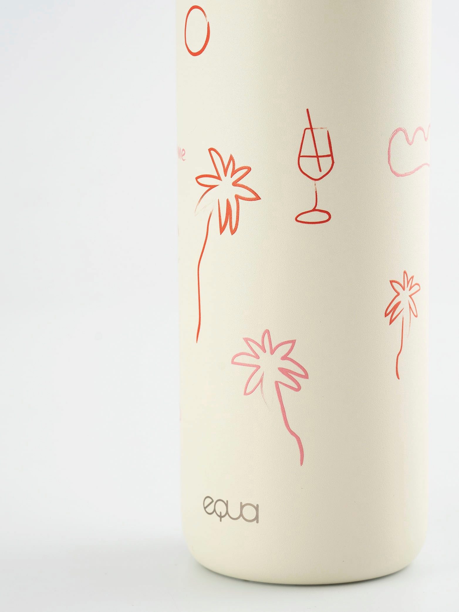 equa Isolierflasche »Timeless C'est la vie«, Edelstahl, doppelwandig, 600 ml