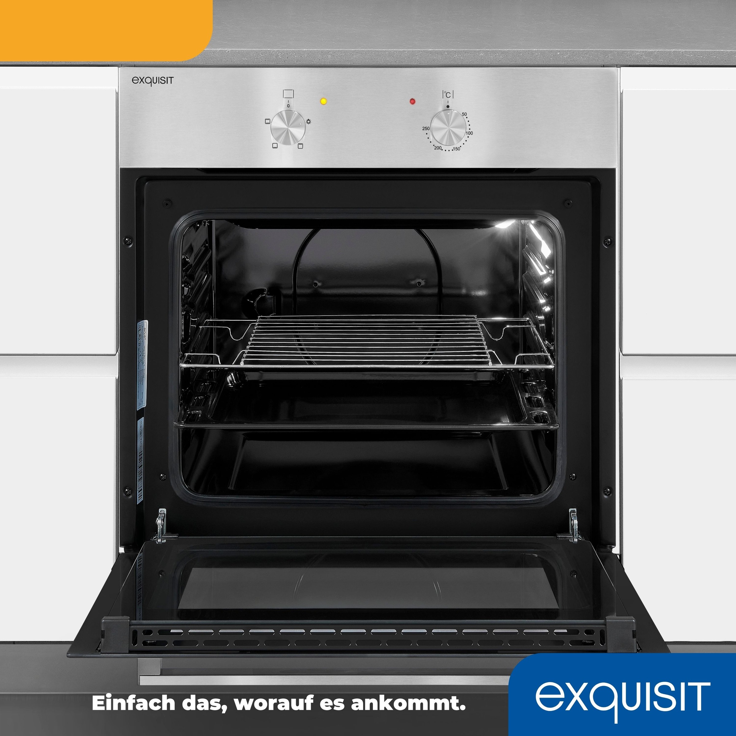 exquisit Einbaubackofen  »EBE 555-1.1«