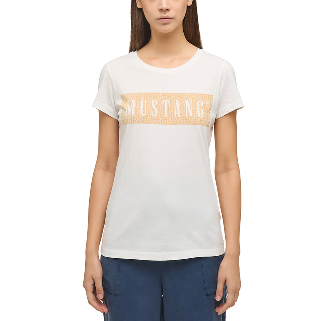 MUSTANG Kurzarmshirt »Print-Shirt«