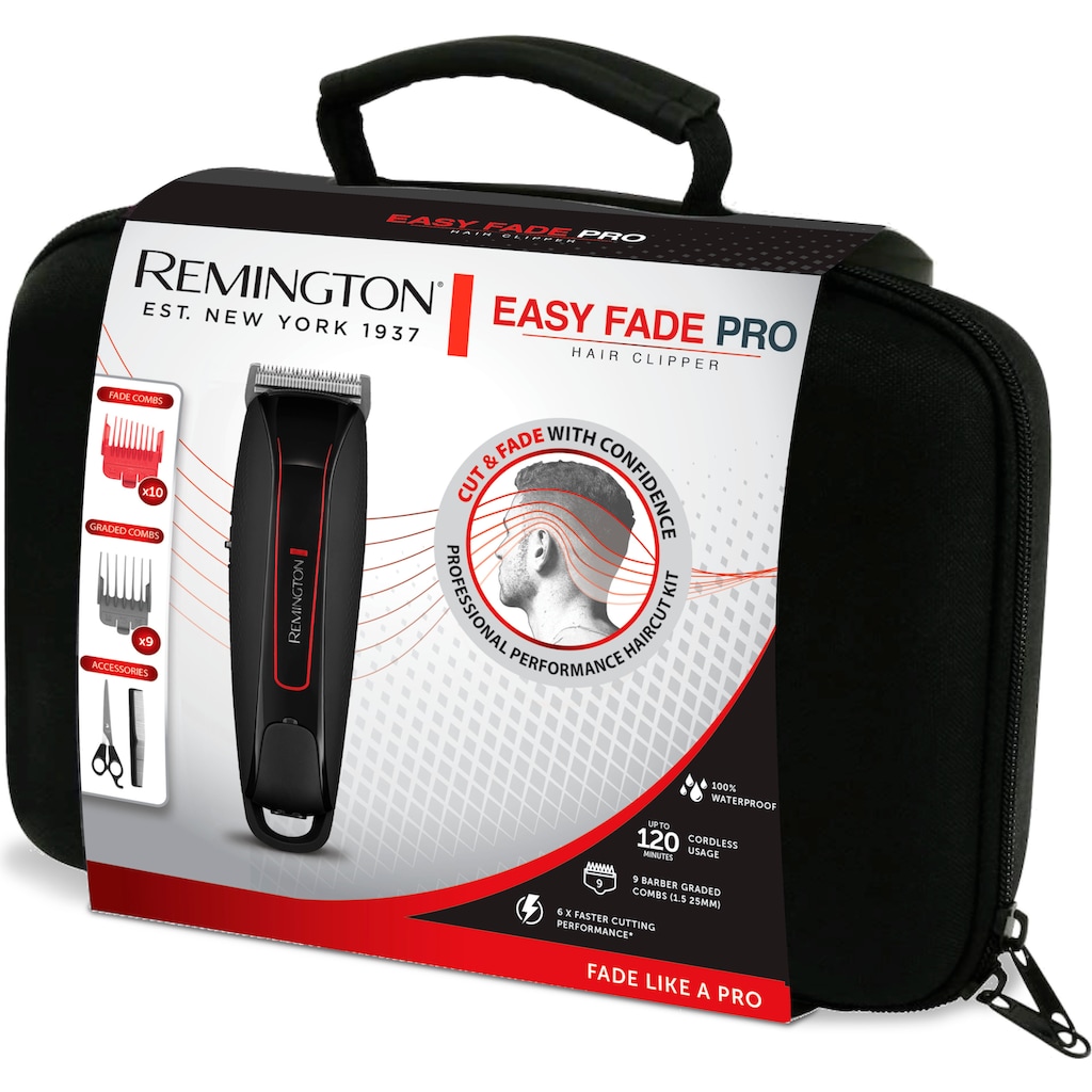 Remington Haarschneider »Easy Fade Pro HC550«, 19 Aufsätze