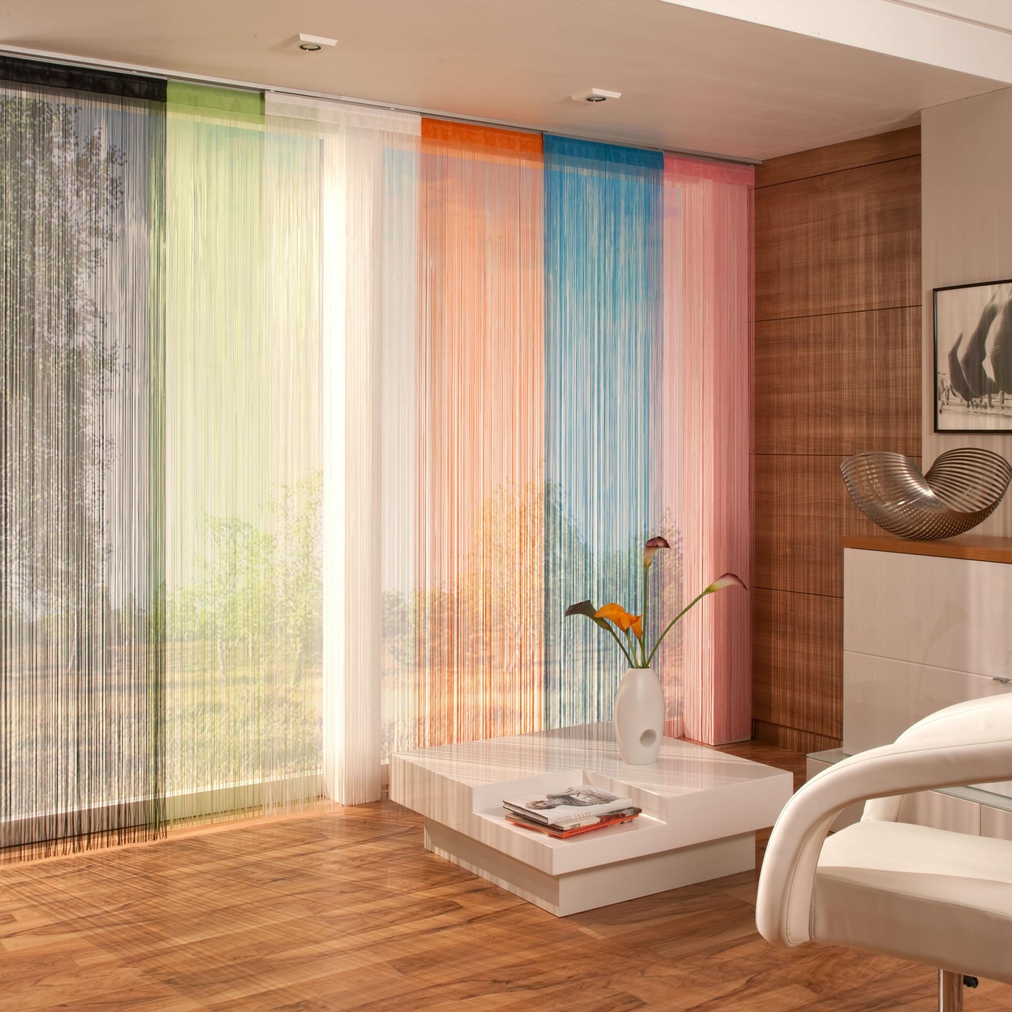 Liedeco Schiebegardine »String« Klettband 1 Stk. tlg. HxB: 245x60