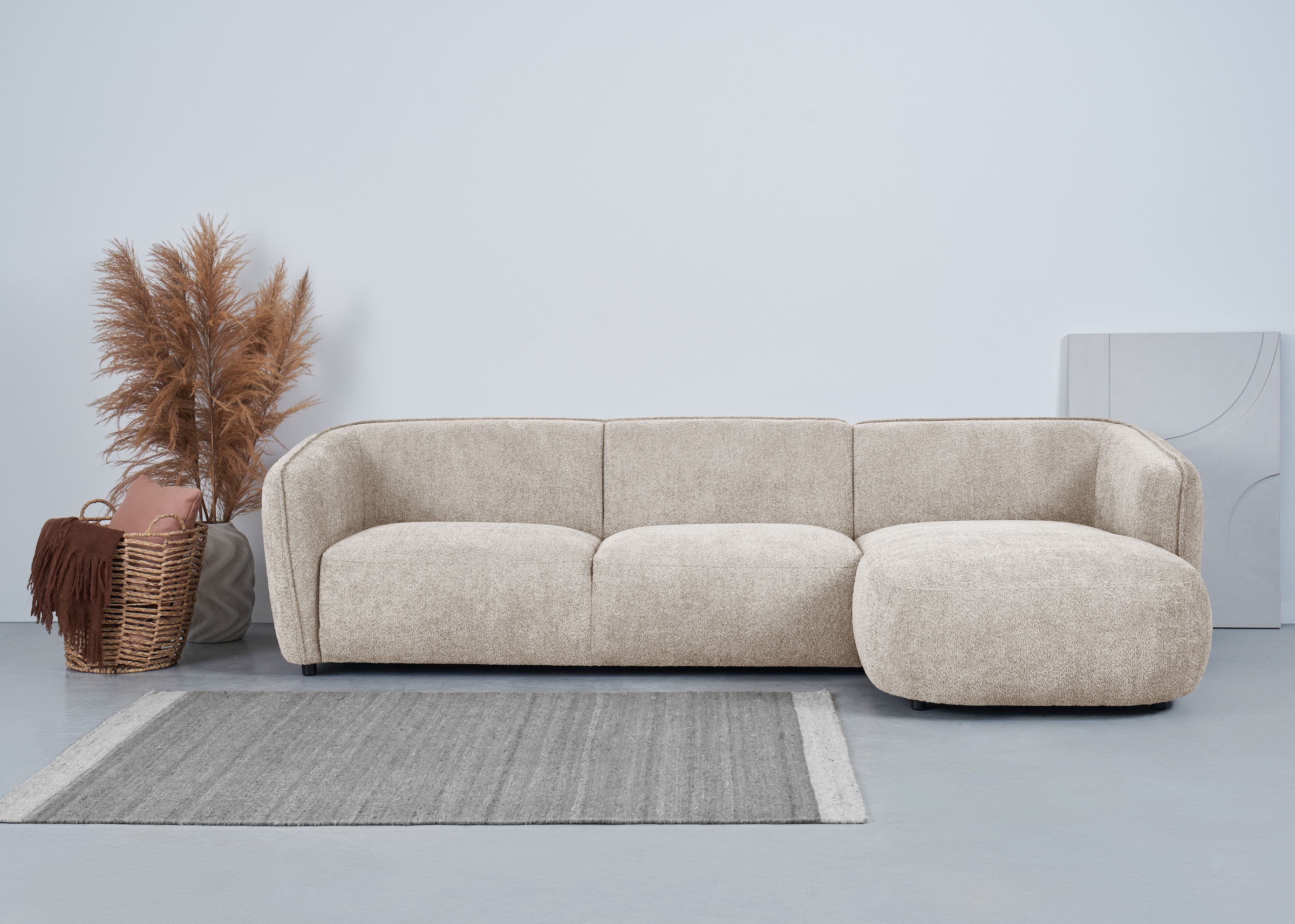 Ecksofa »Ostrup«, schlichtes modernes Design, in verschiedenen Farben