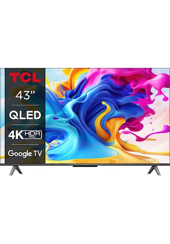 QLED-Fernseher »43C643«, 108 cm/43 Zoll, 4K Ultra HD, Google TV