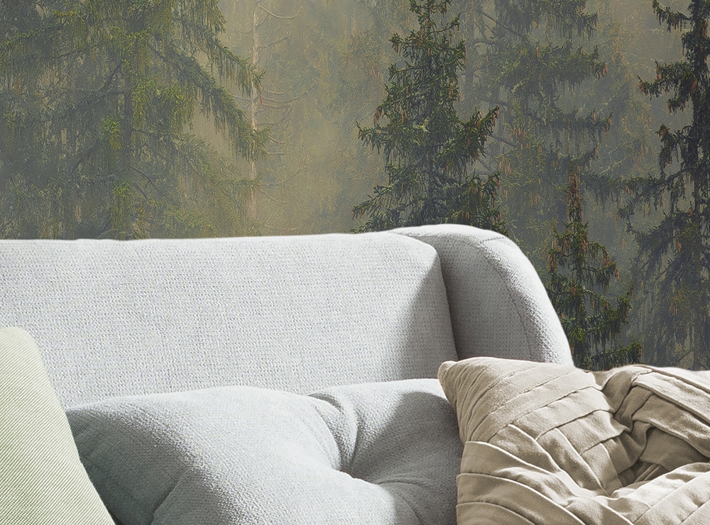 Komar Fototapete »Vlies Fototapete - Mystical Firs - Größe 400 x 250 cm« Motiv | bedruckt glatt