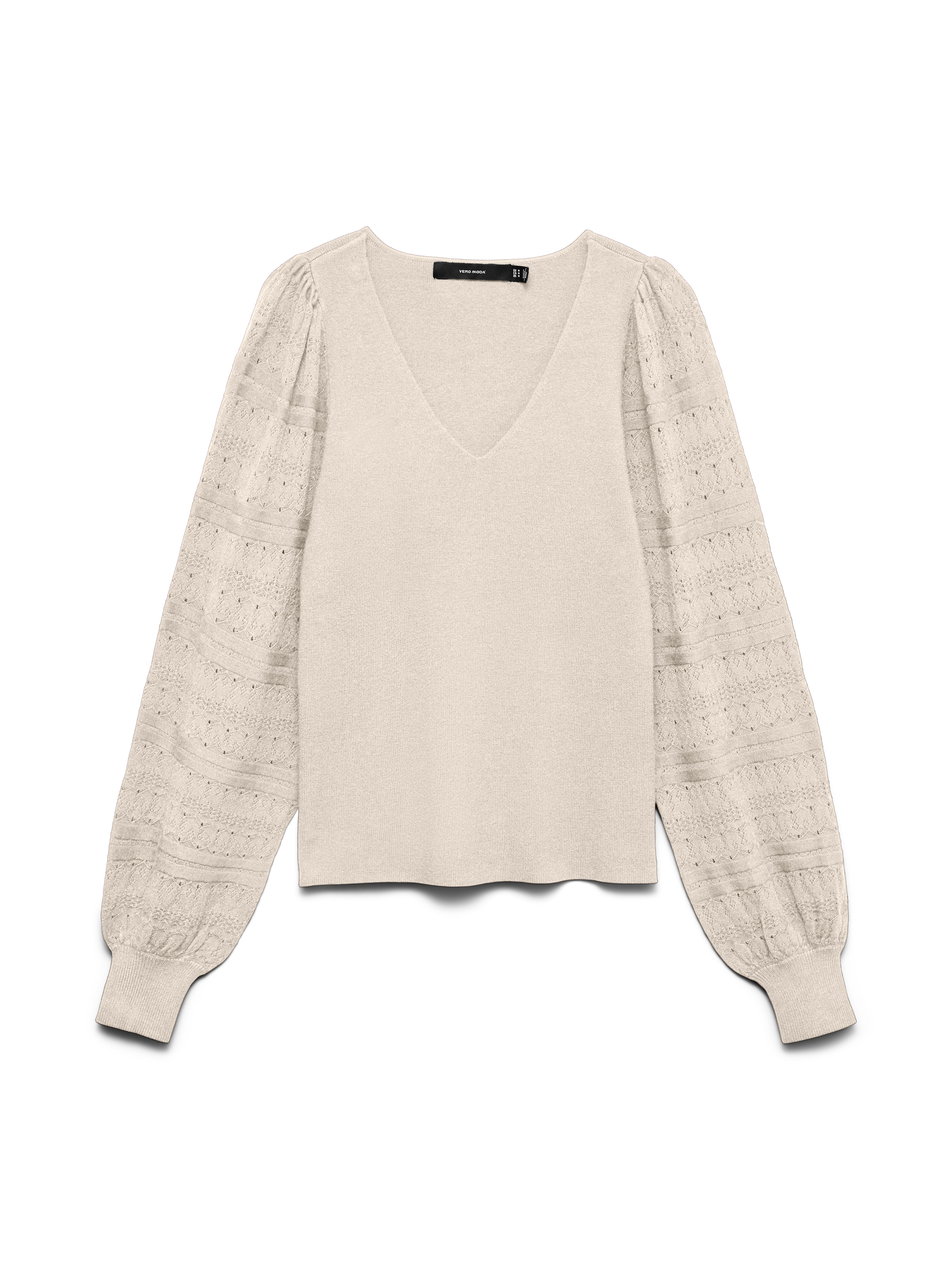 Vero Moda Strickpullover »VMNEWLIMONE LS V-NECK PULLOVER BOO« Viskosemischung
