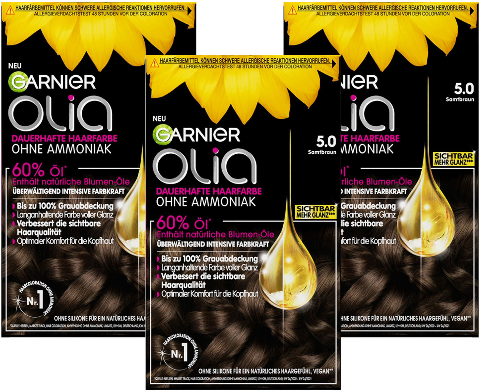 Coloration GARNIER Ölbasis Haarfarbe«, »Garnier | UNIVERSAL Olia (Set, online dauerhafte 3 tlg.), bestellen