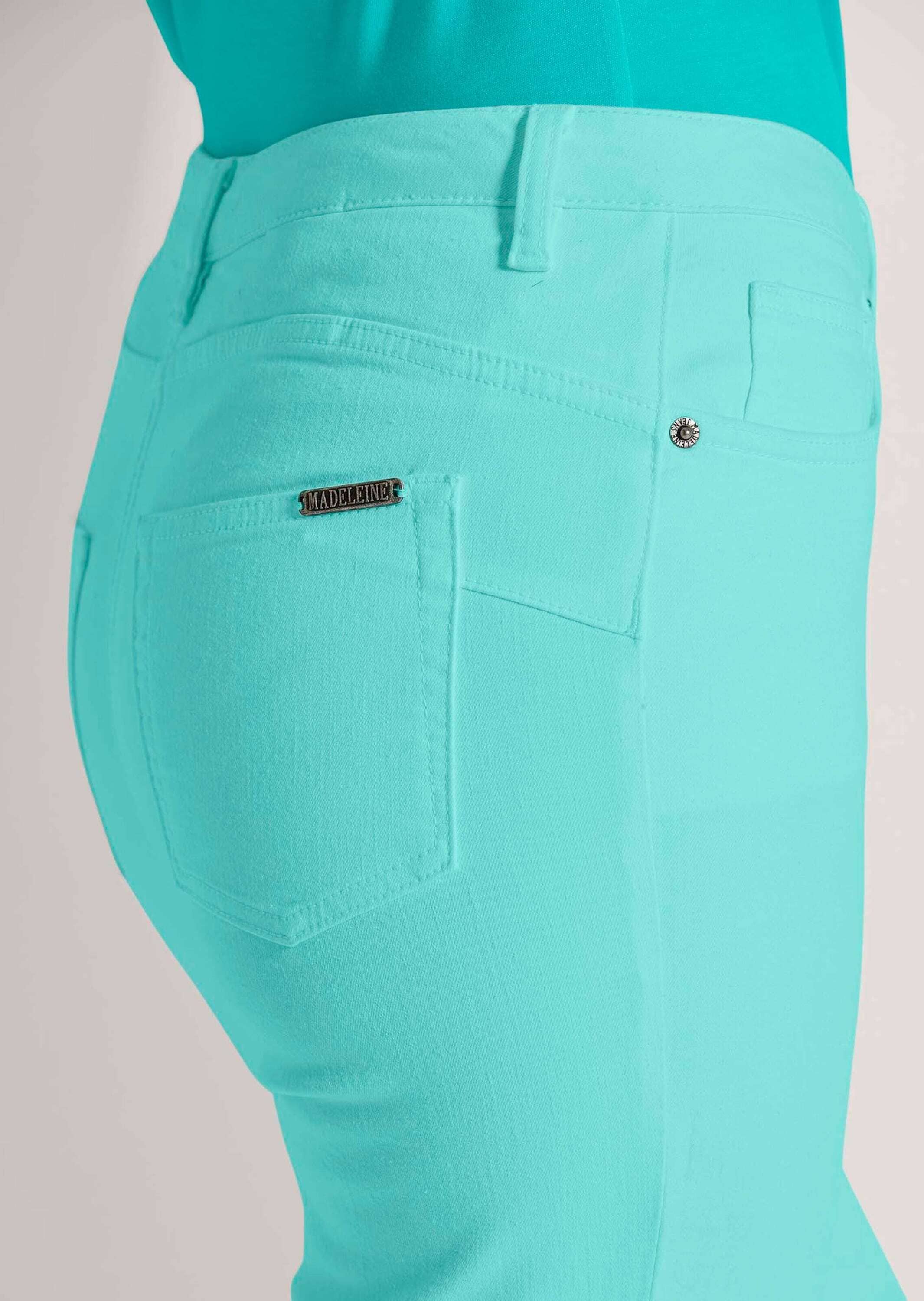 MADELEINE »Jeans Mid Waist Skinny-Hose mit Fransen« mit Fransensaum