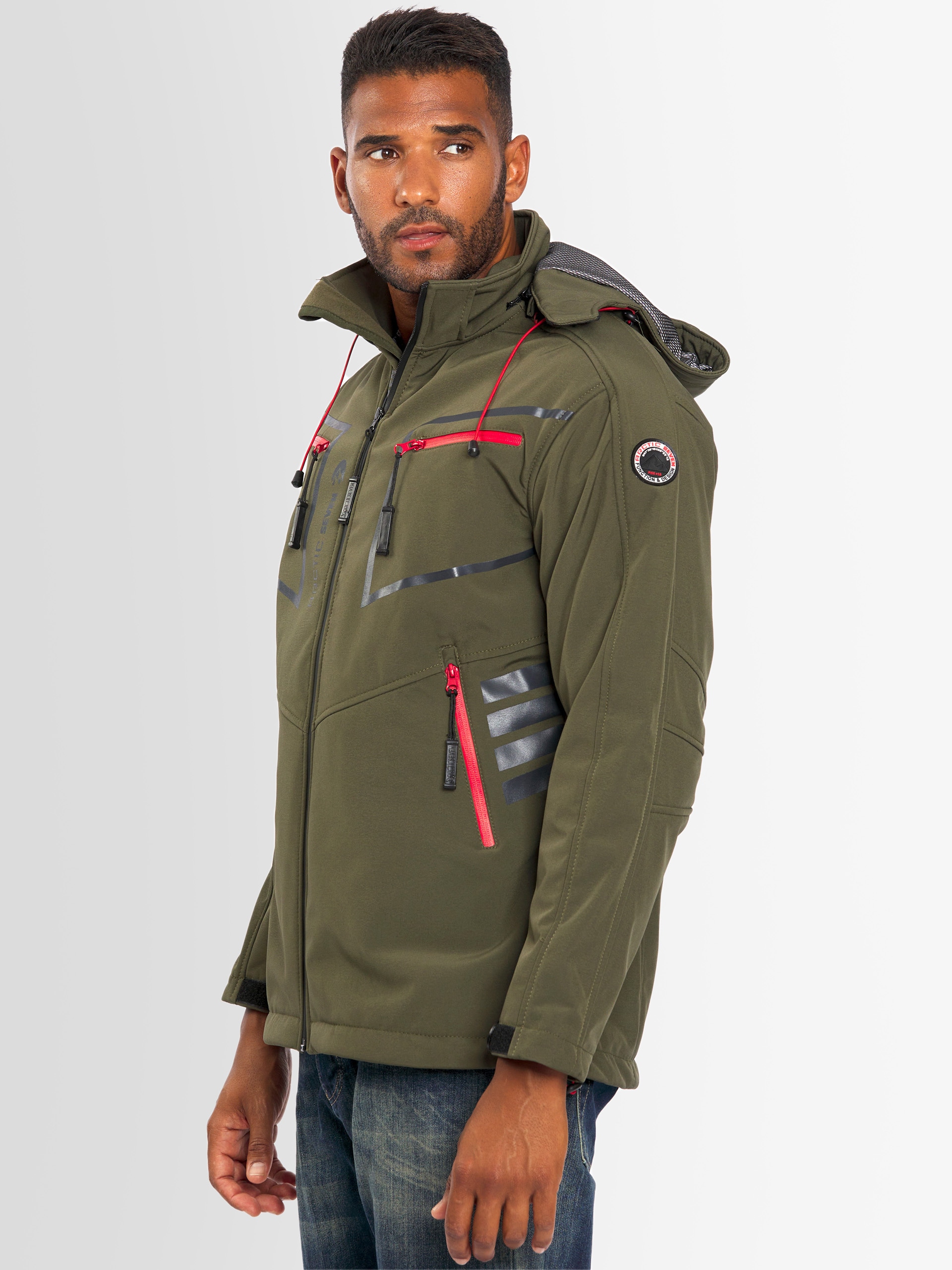 Arctic Seven Softshelljacke »Arctic Seven Herren Softshell Jacke AS088«