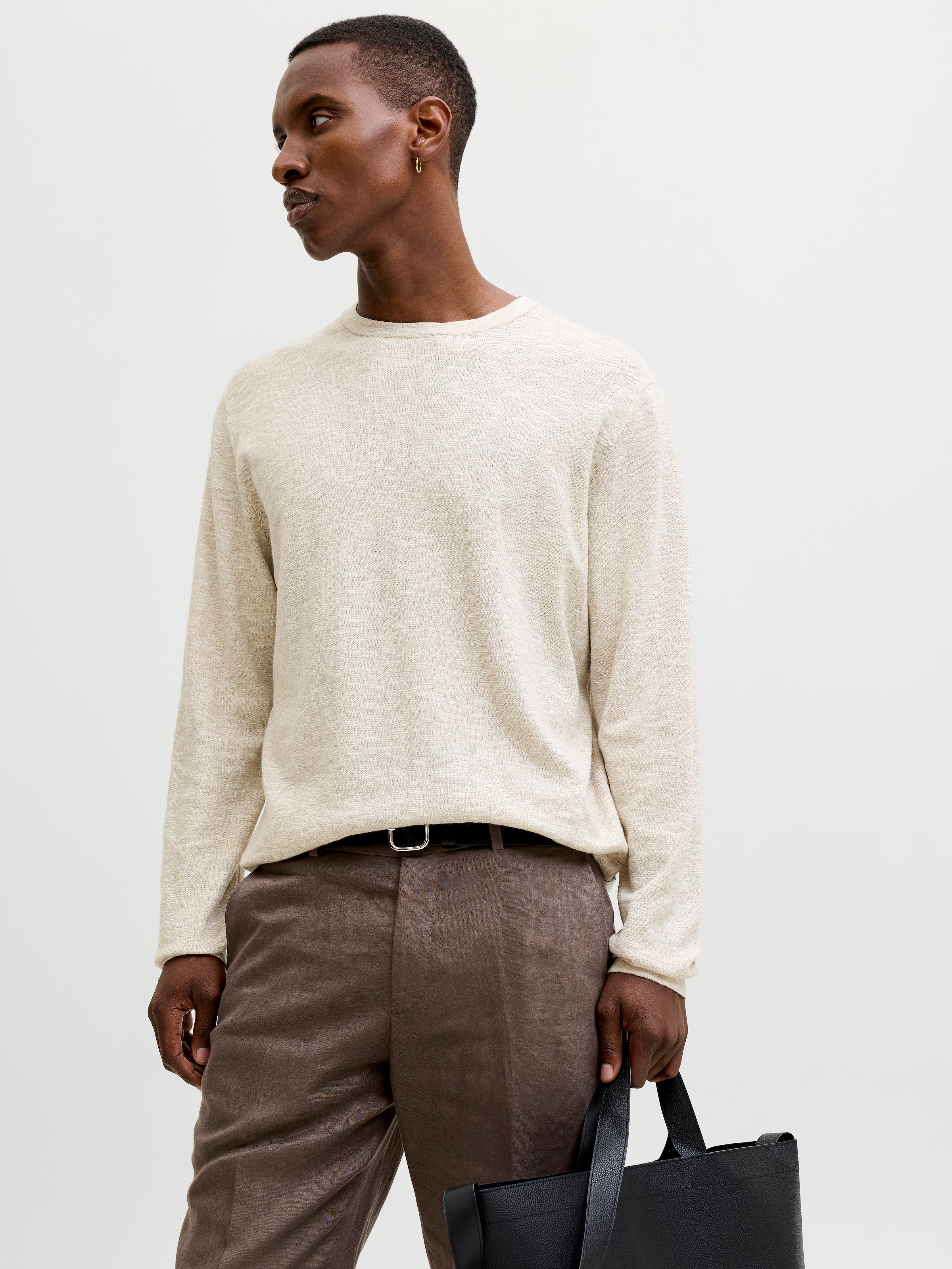 Jack & Jones Rundhalspullover »JJESUMMER KNIT CREW NECK SN« mit Rundhalsausschnitt