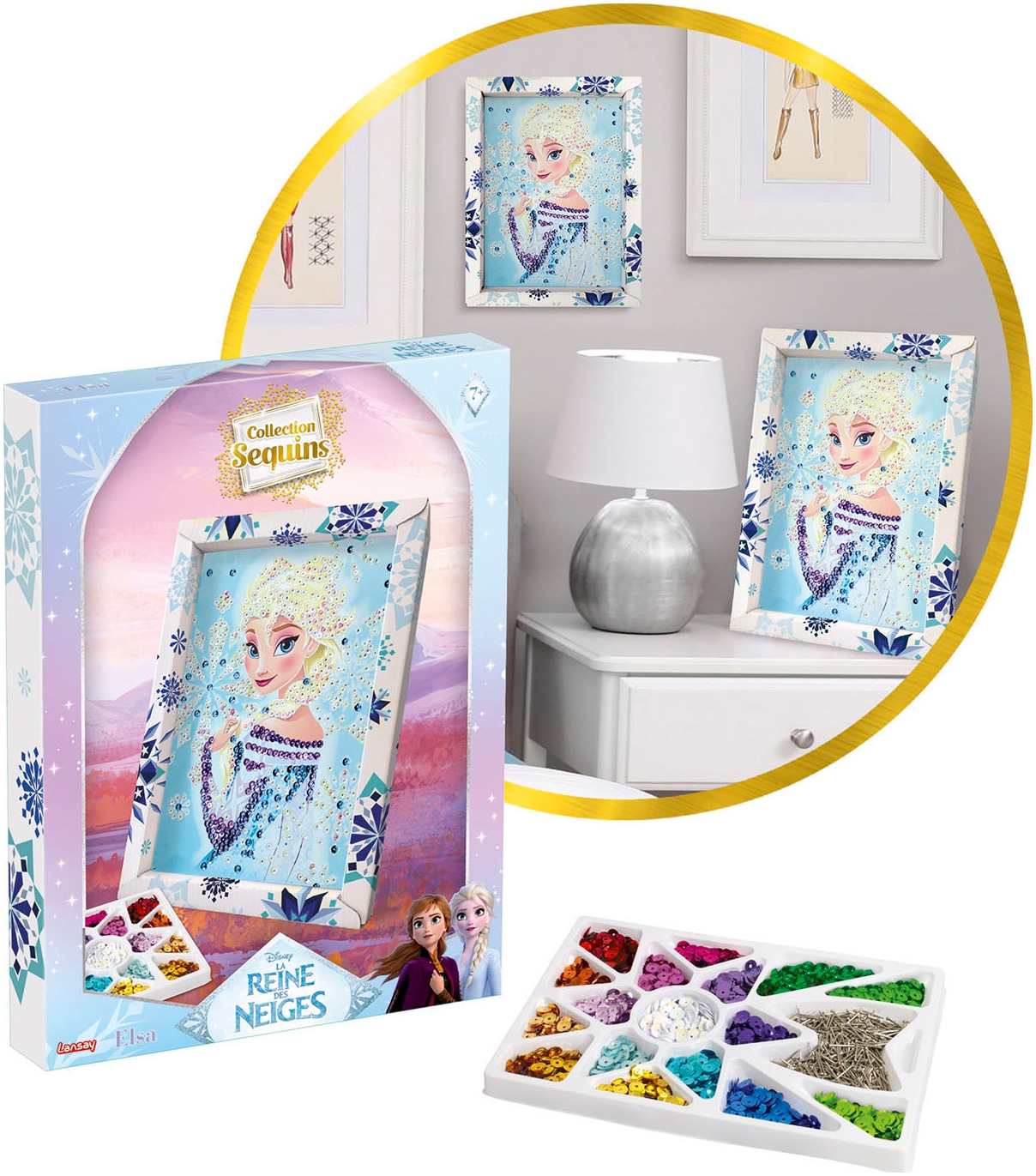   Kreativset »Paillettenkunst Elsa«