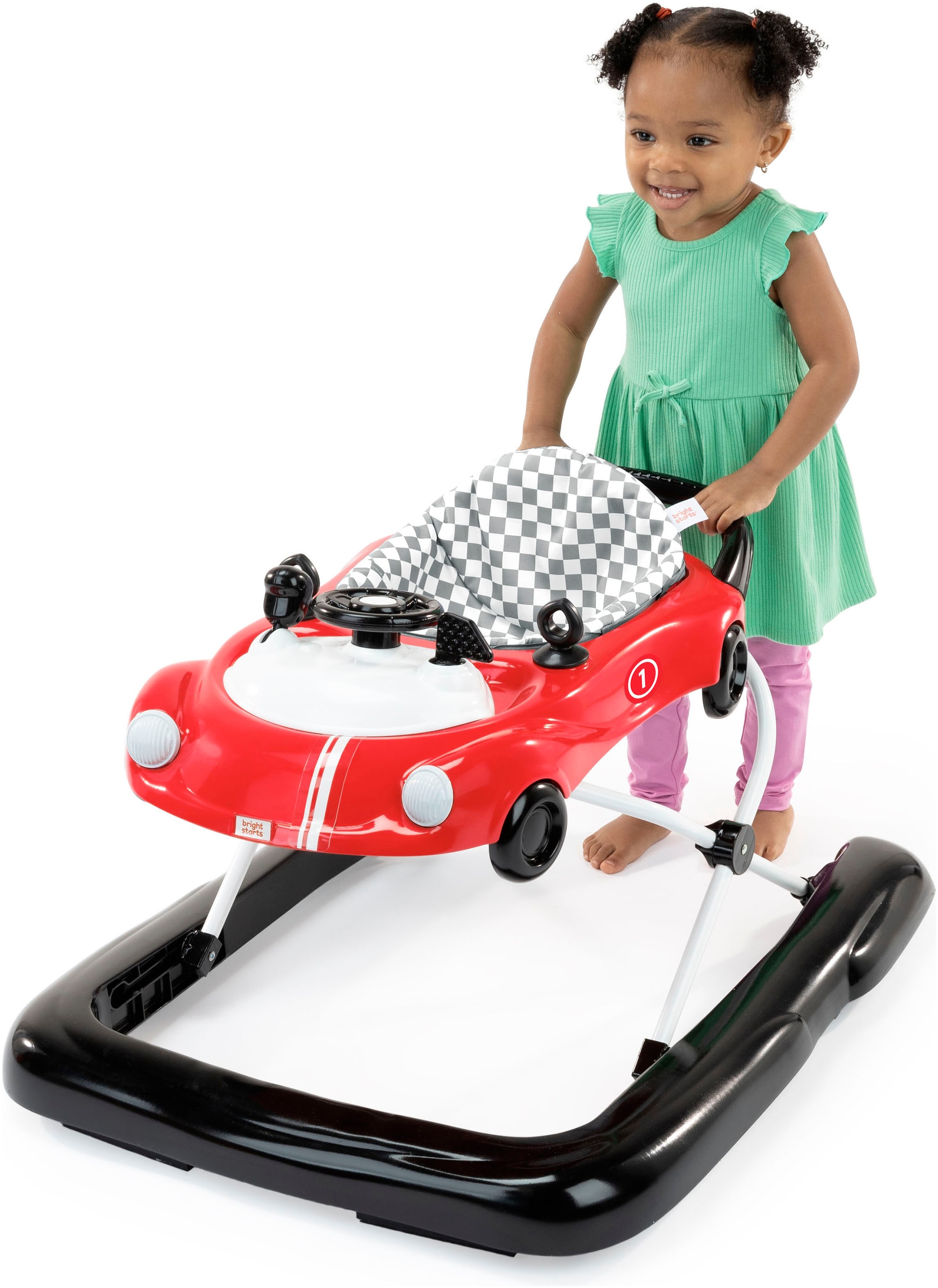 Bright Starts Lauflernhilfe »Little Speedster™ 3-in-1 Car Walker – Rot Racer«