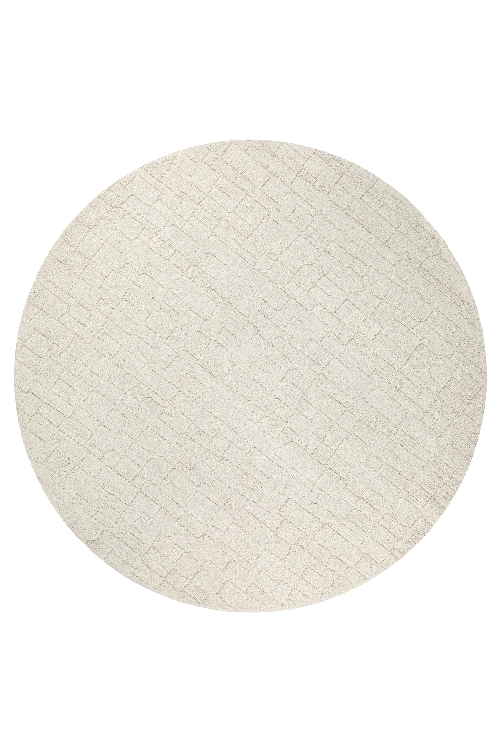 Wecon home Teppich »Hamptons THIRTYONE«, rund, 15 mm Höhe, Kurzflor, Wohnzimmer, Schlafzimmer, elegant, robust, Krokodil-Design