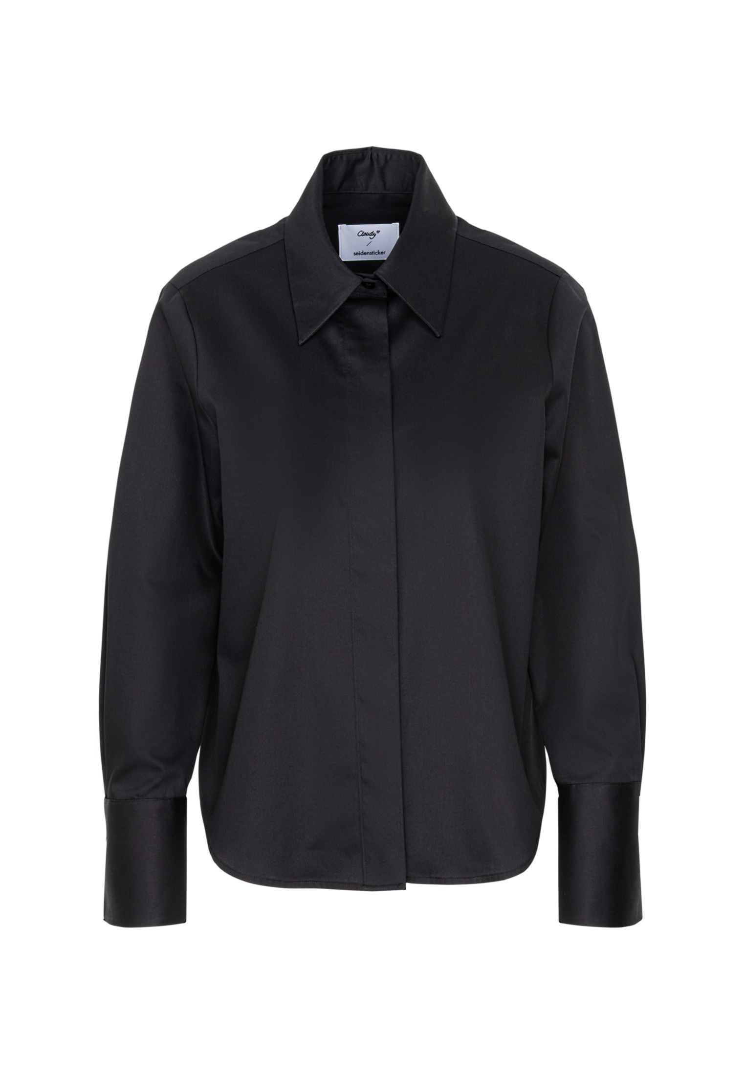 seidensticker Hemdbluse »Schwarze Rose« 1/1 Kragen Uni