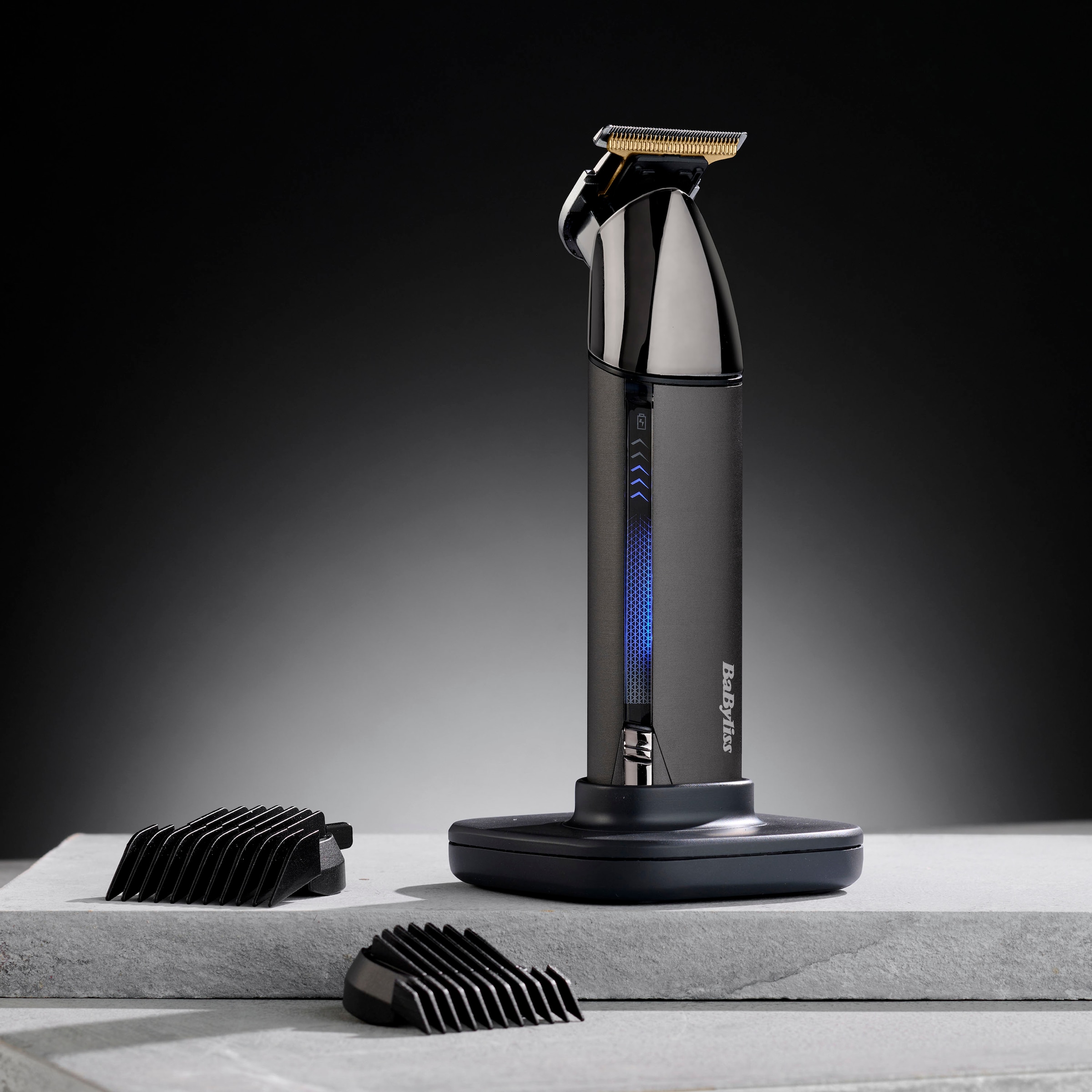 BaByliss Bartschneider »Super-X Metal Bartrimmer«, 2 Aufsätze, Japanese Steel Titanium