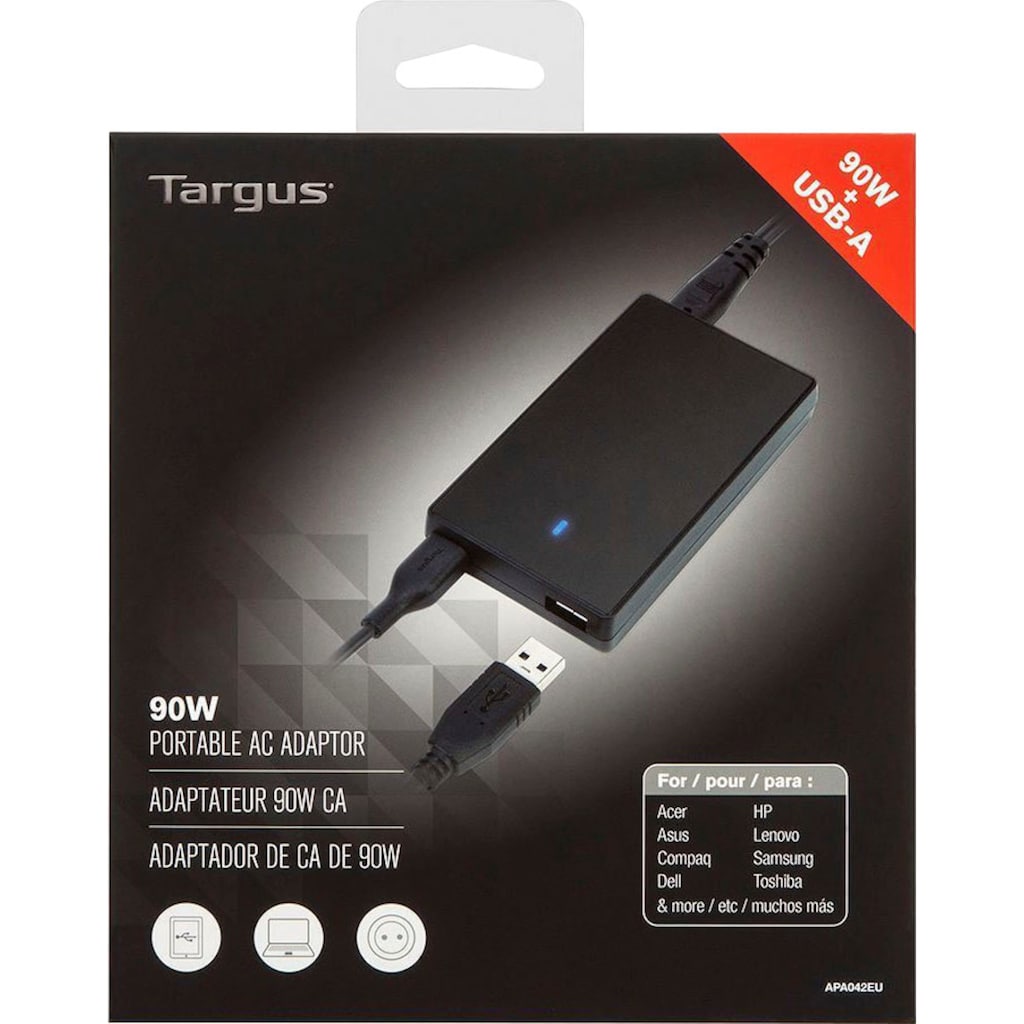 Targus Laptop-Ladegerät »Kompaktes Laptop & USB-Tablettenladegerät«