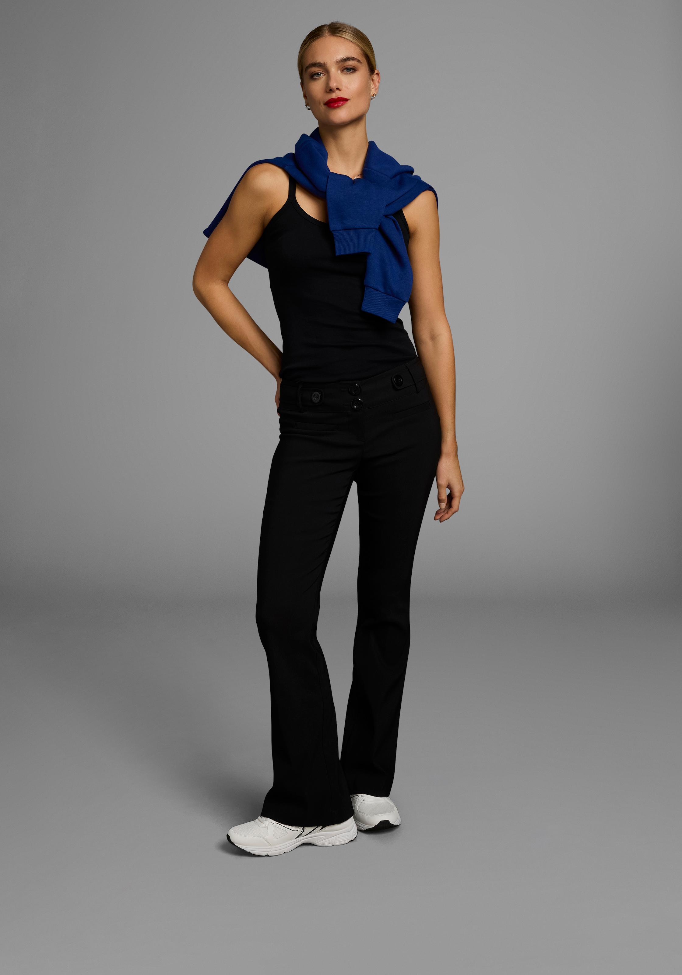 Melrose Anzughose, in Bootcut-Form