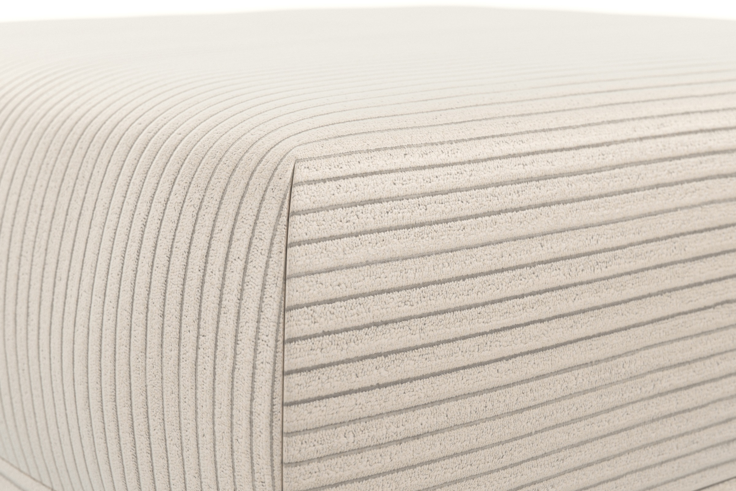 INOSIGN Hocker »Coco«, Cord-Bezug in 2 Ausführungen, Füßen 15 cm hoch