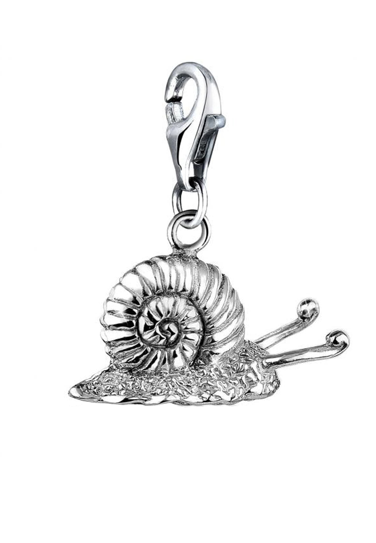 Nenalina Charm-Einhänger »Charm Schnecke Anhänger Tier Süß 925 Silber«