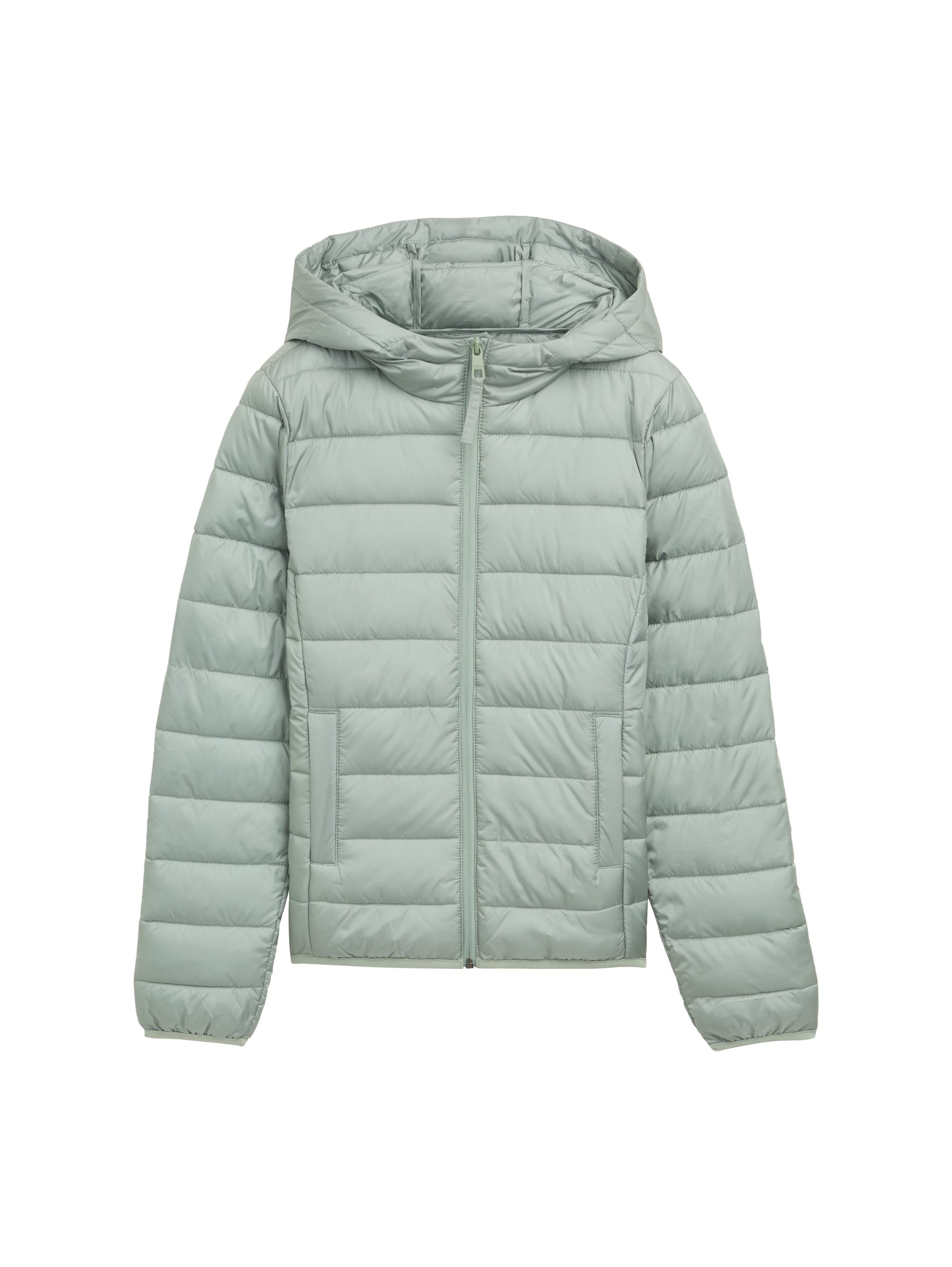 TOM TAILOR Denim Steppjacke, mit Kapuze, mit Kapuze