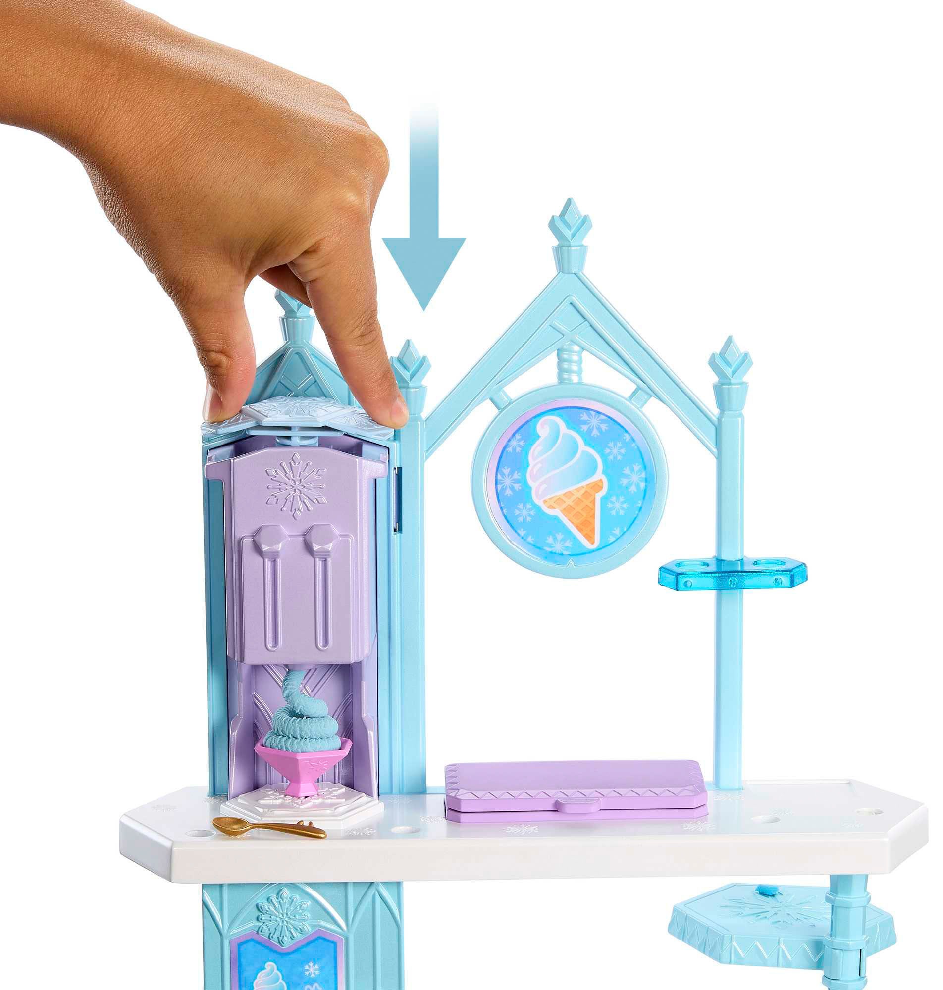 Mattel® Anziehpuppe »Disney Die Eiskönigin, Elsas und Olafs Eiscreme-Stand«