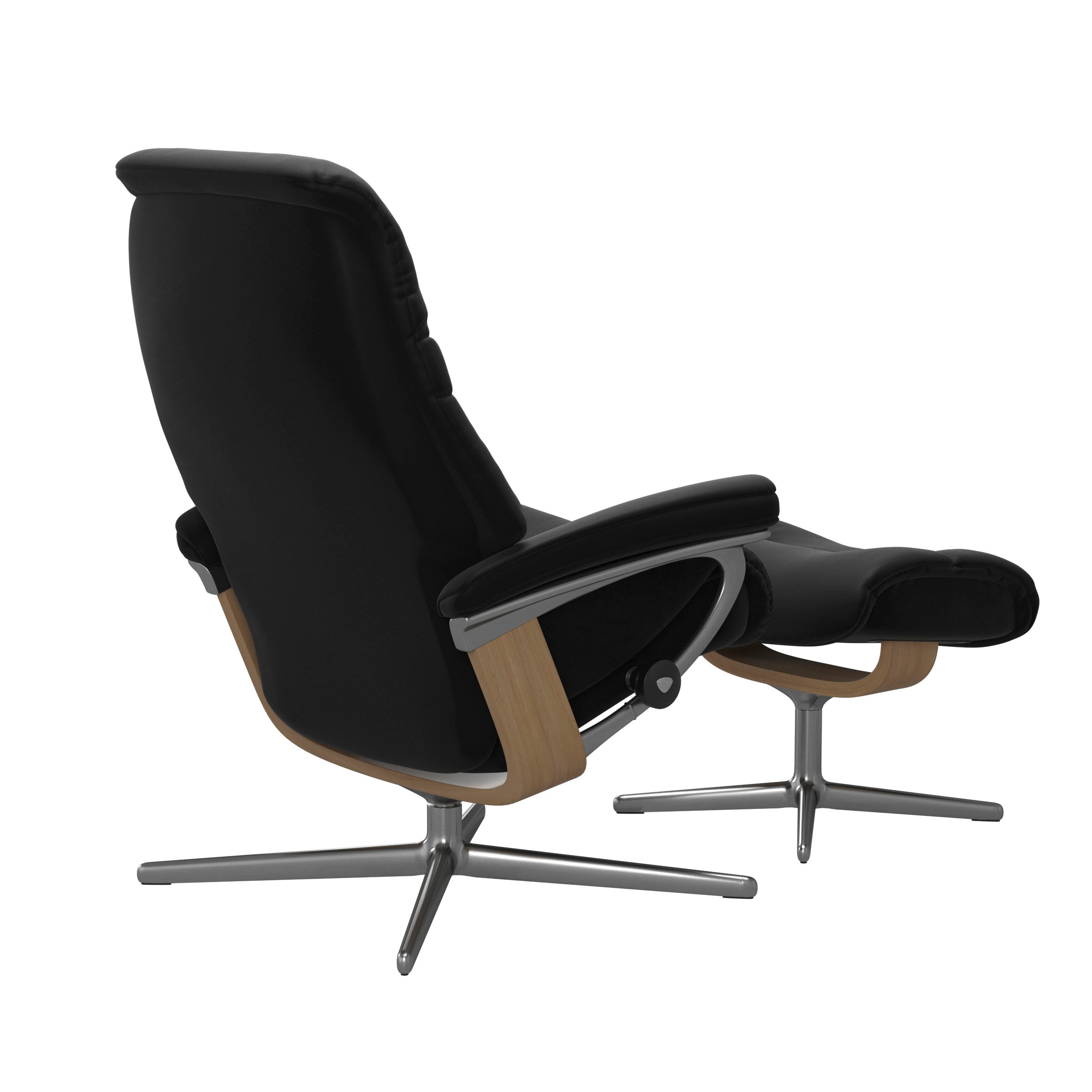 Stressless® Fußhocker »Sunrise«, mit Cross Base, Größe S, M & L, Holzakzent Eiche
