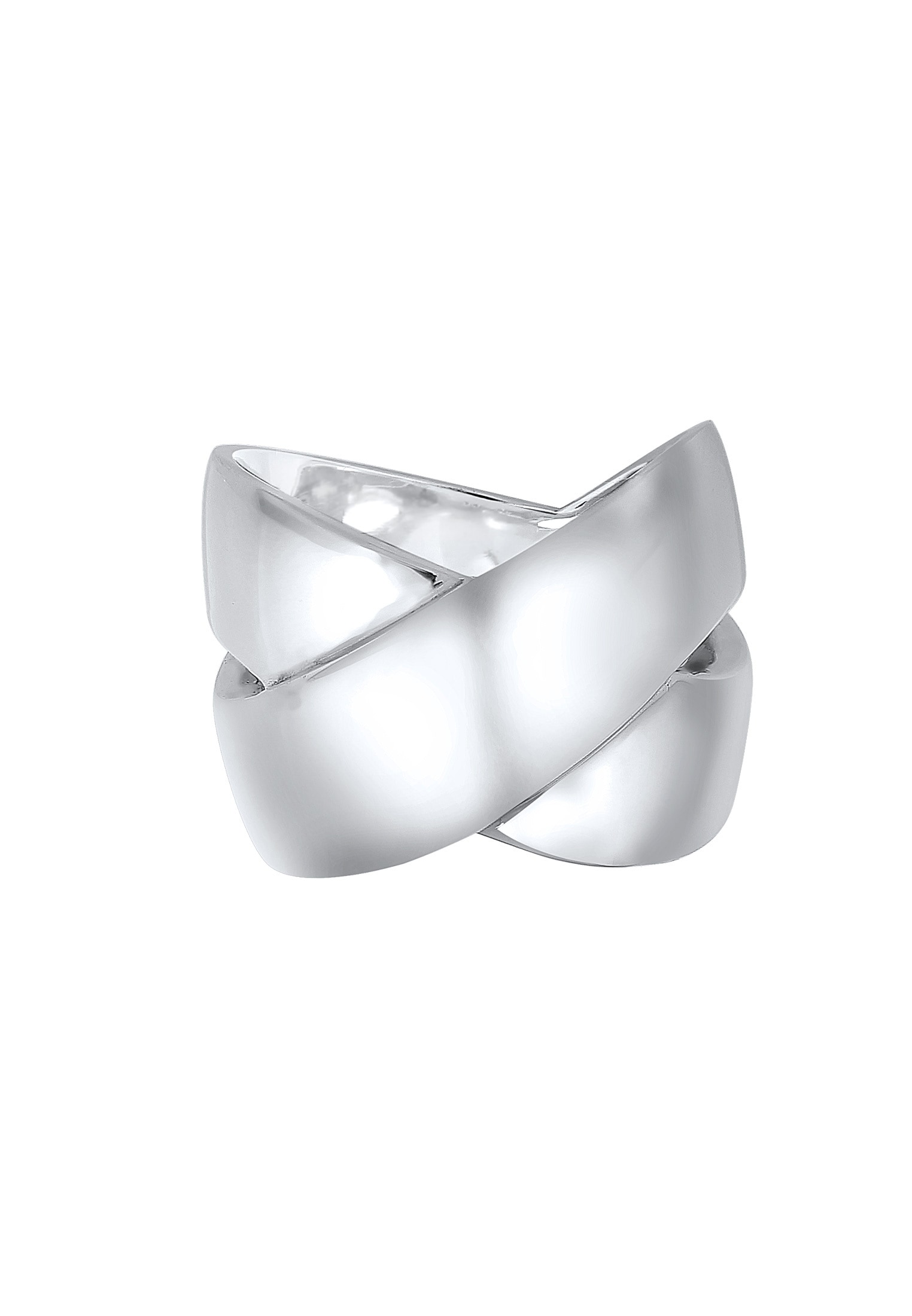 Elli Premium Silberring »Ring Bandring Breit Modern 925 Sterling Silber«