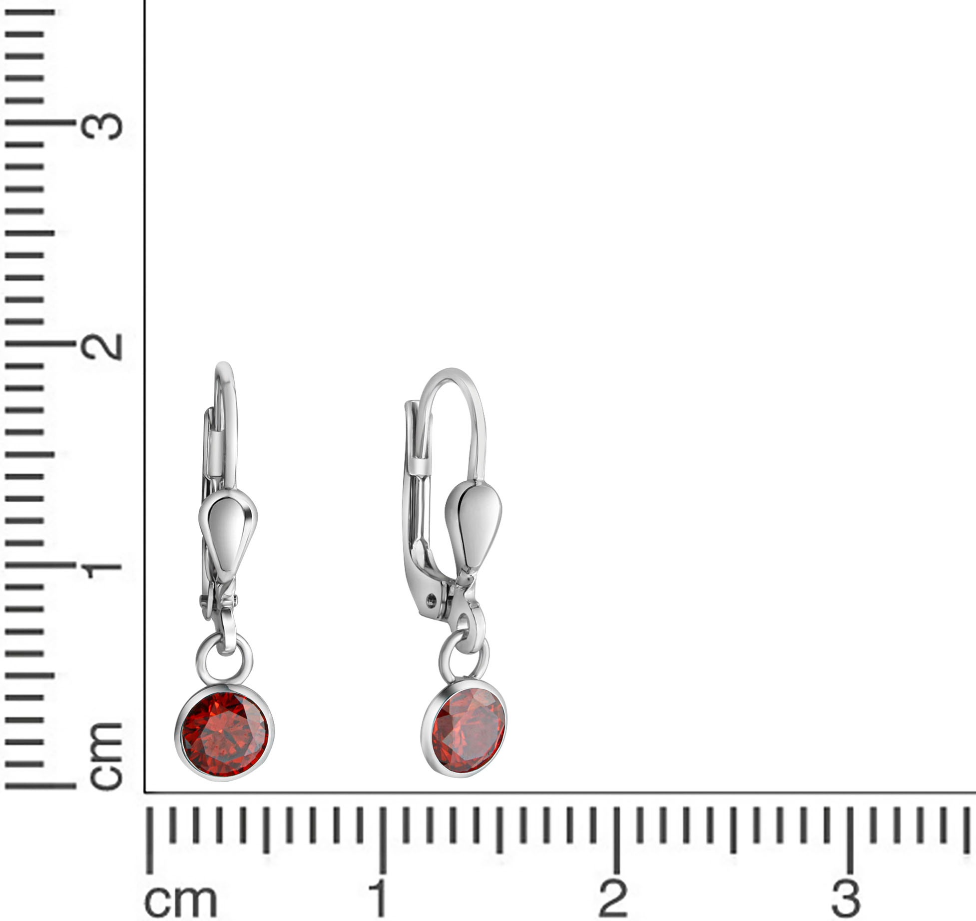 Firetti Paar Ohrhänger »Schmuck Geschenk, Ohrringe, Silber 925«, mit Zirkonia (synth.)