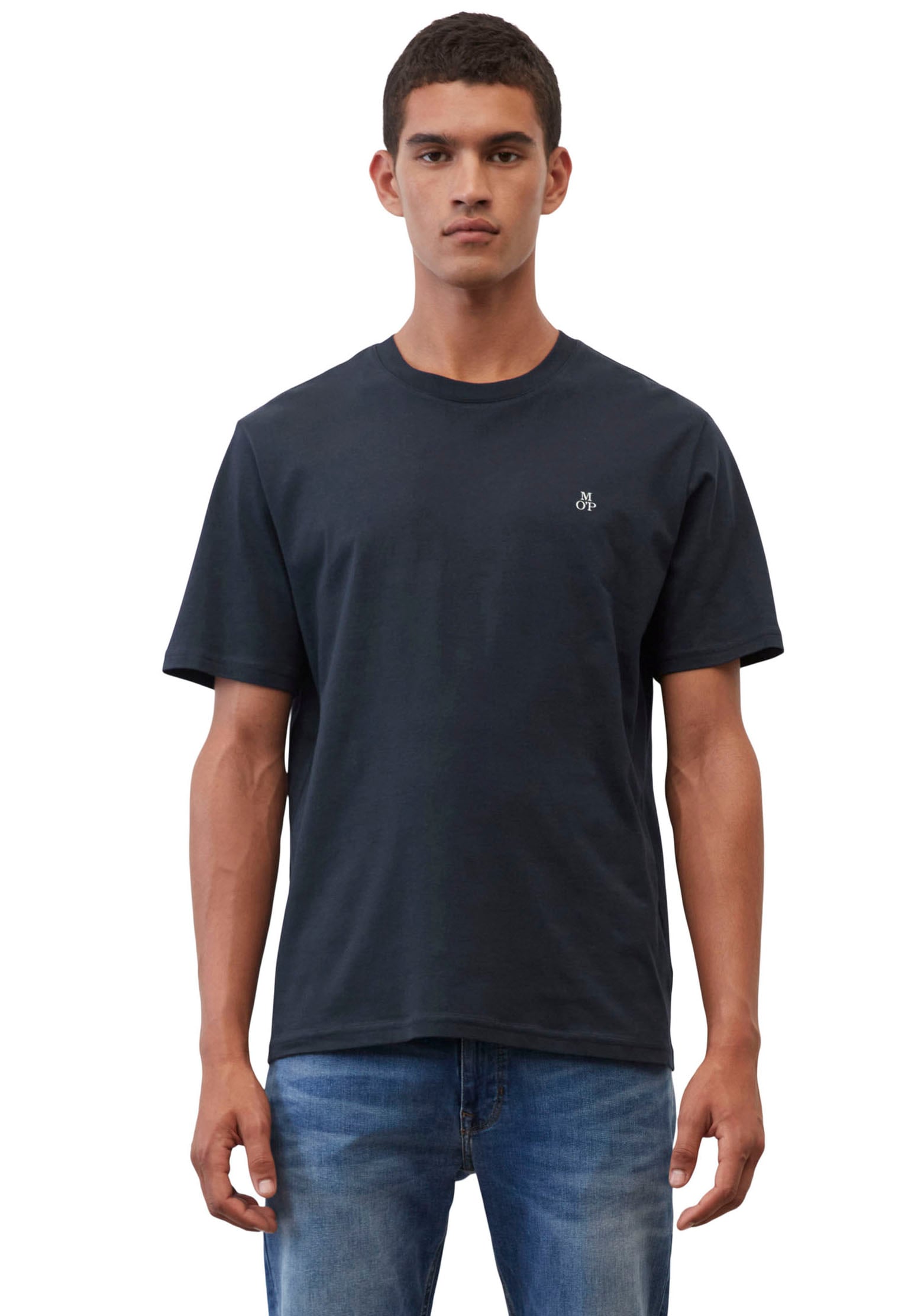 Marc O'Polo T-Shirt, Logo-T-Shirt aus Bio-Baumwolle