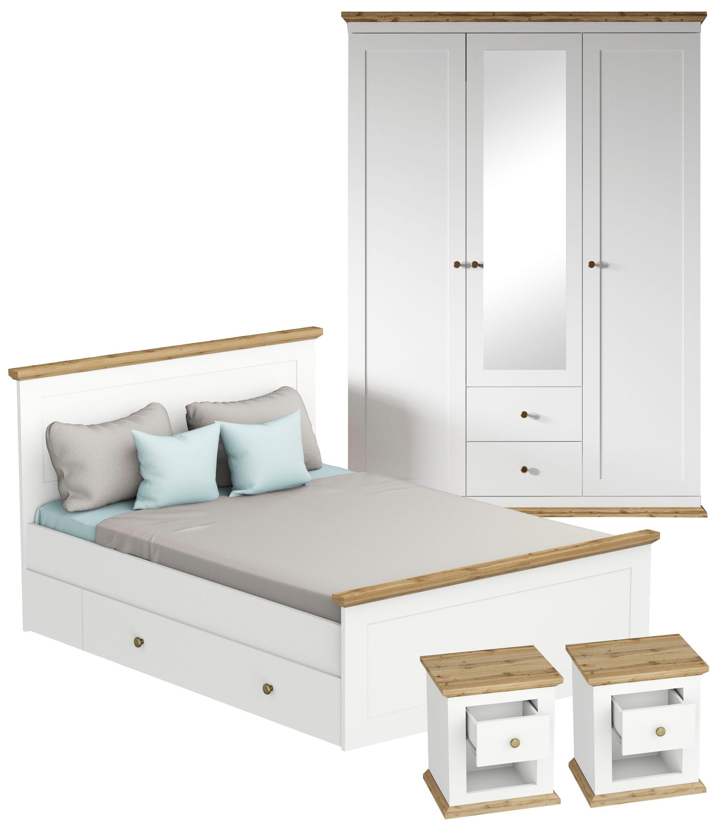 Home affaire Schlafzimmer-Set »Banburry«, (Set, 4 St.), 4-teilig auf