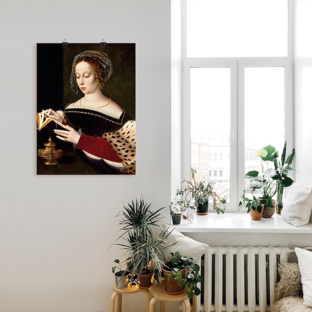 Artland Wandbild »Die lesende Maria Magdalena«, Portrait, (1 St.), als  Alubild, Leinwandbild, Wandaufkleber oder Poster in versch. Größen auf  Rechnung kaufen
