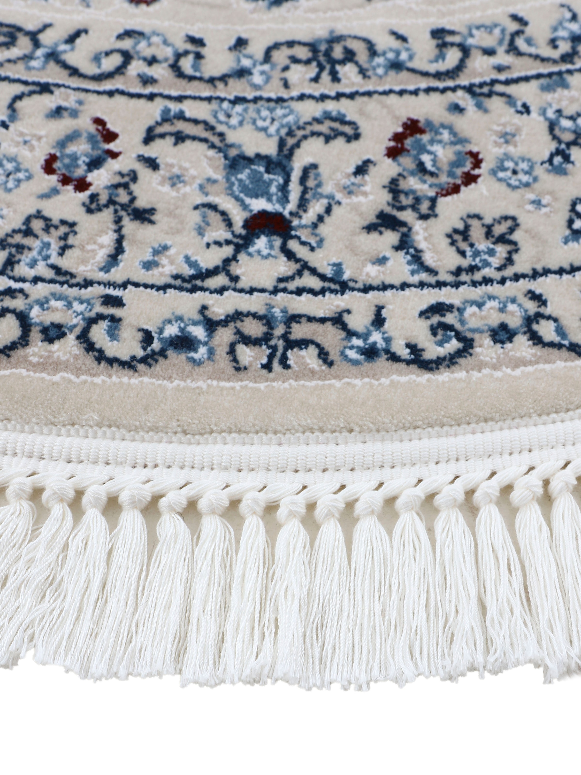 carpetfine Teppich »Nain Diane«, rund, 8 mm Höhe, Kurzflorteppich, Orient Look