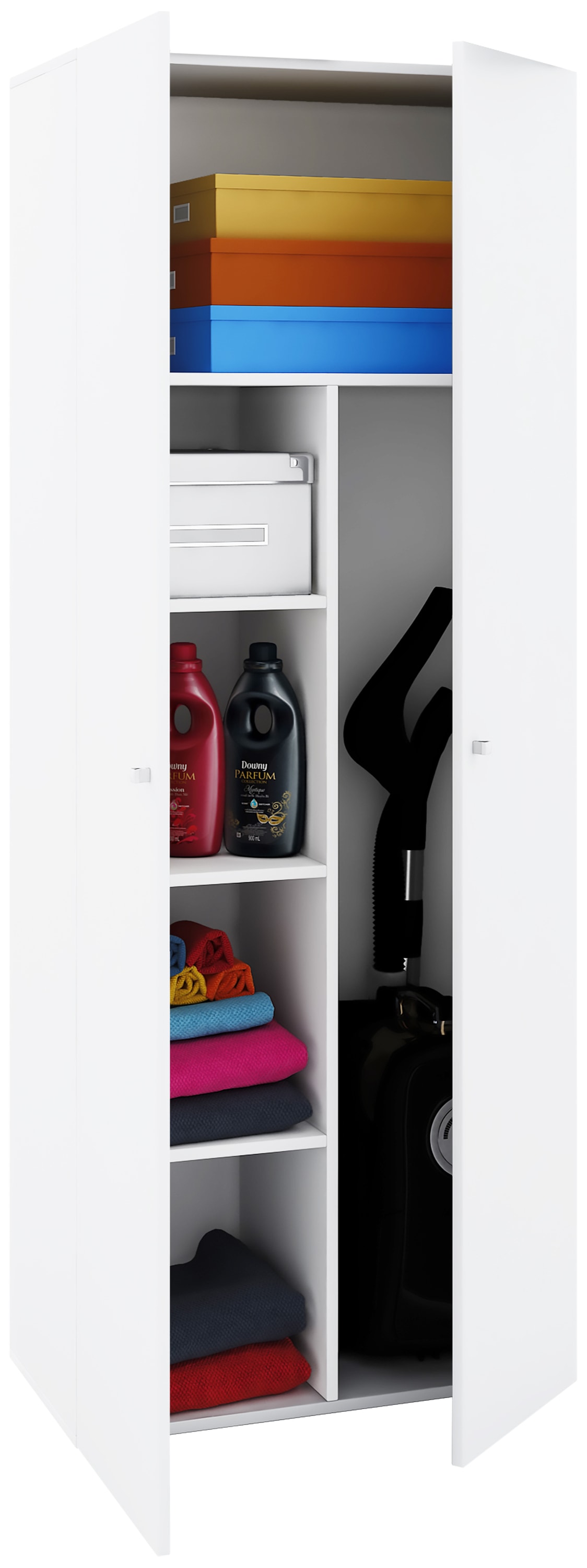 VCM Mehrzweckschrank »Holz Besenschrank Staubsauger Putzschrank Vandol« 1 Stk. tlg.