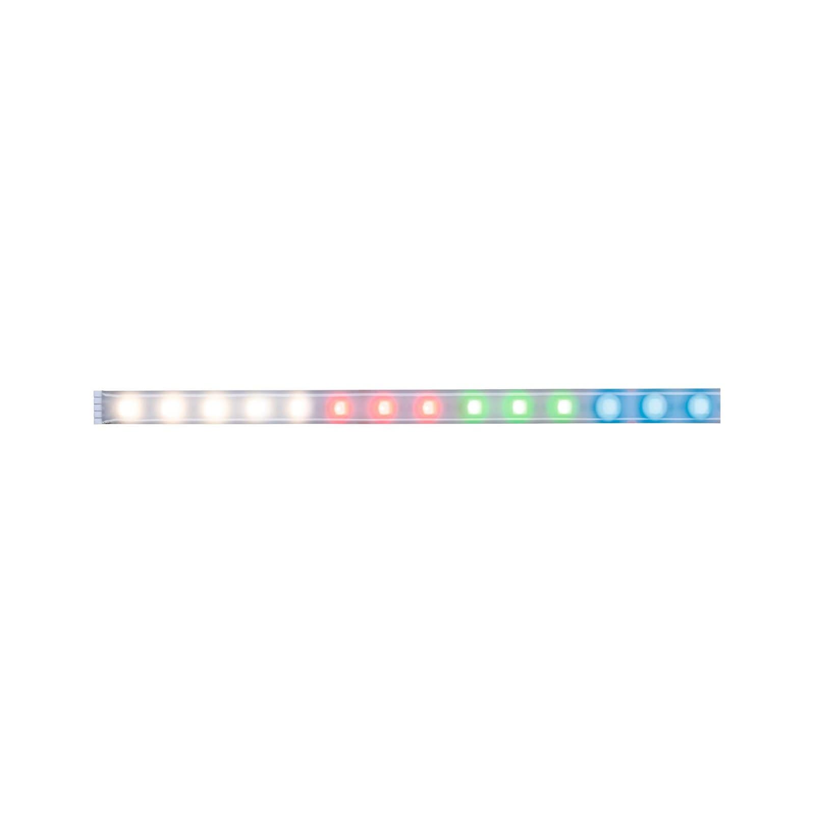Paulmann LED-Streifen »MaxLED 500 Stripe 1m IP44 Cover 3000K 12W 24V Silber Kunststoff«, 1 St.-flammig