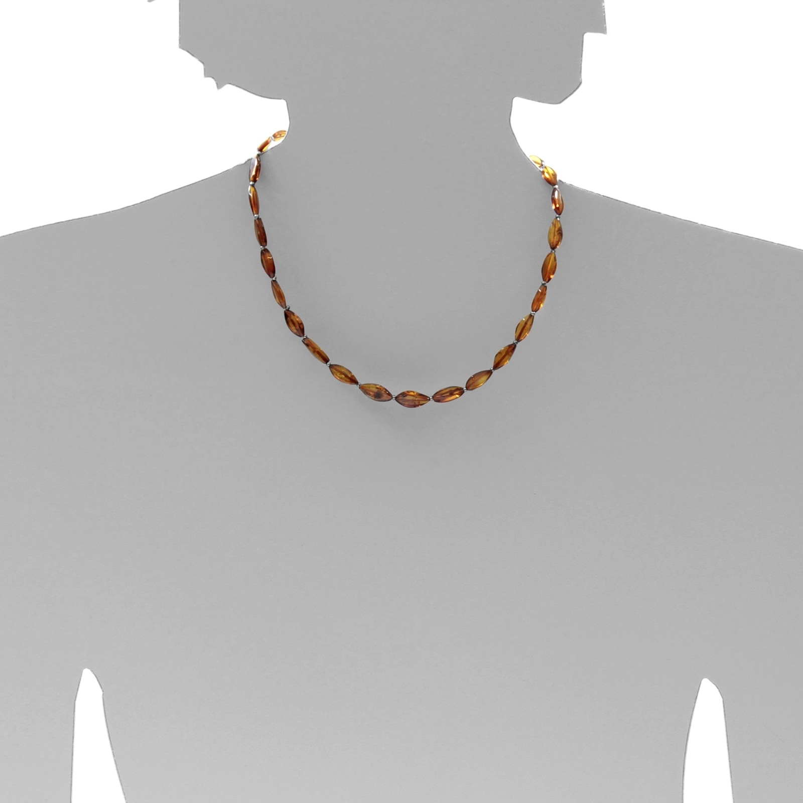 OSTSEE-SCHMUCK Kette ohne Anhänger »- Tasja - Bernstein -,«