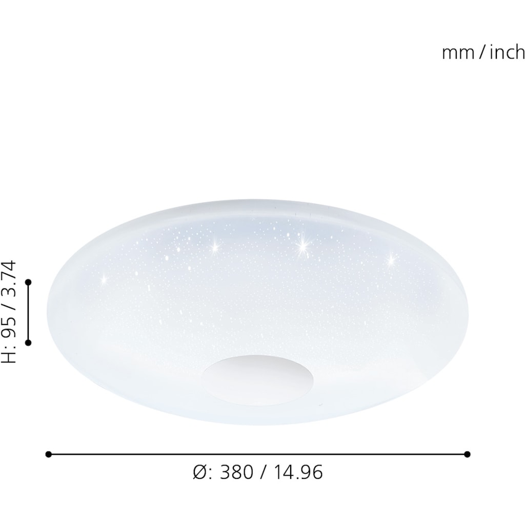 EGLO LED Deckenleuchte »VOLTAGO-C«, 1 flammig-flammig