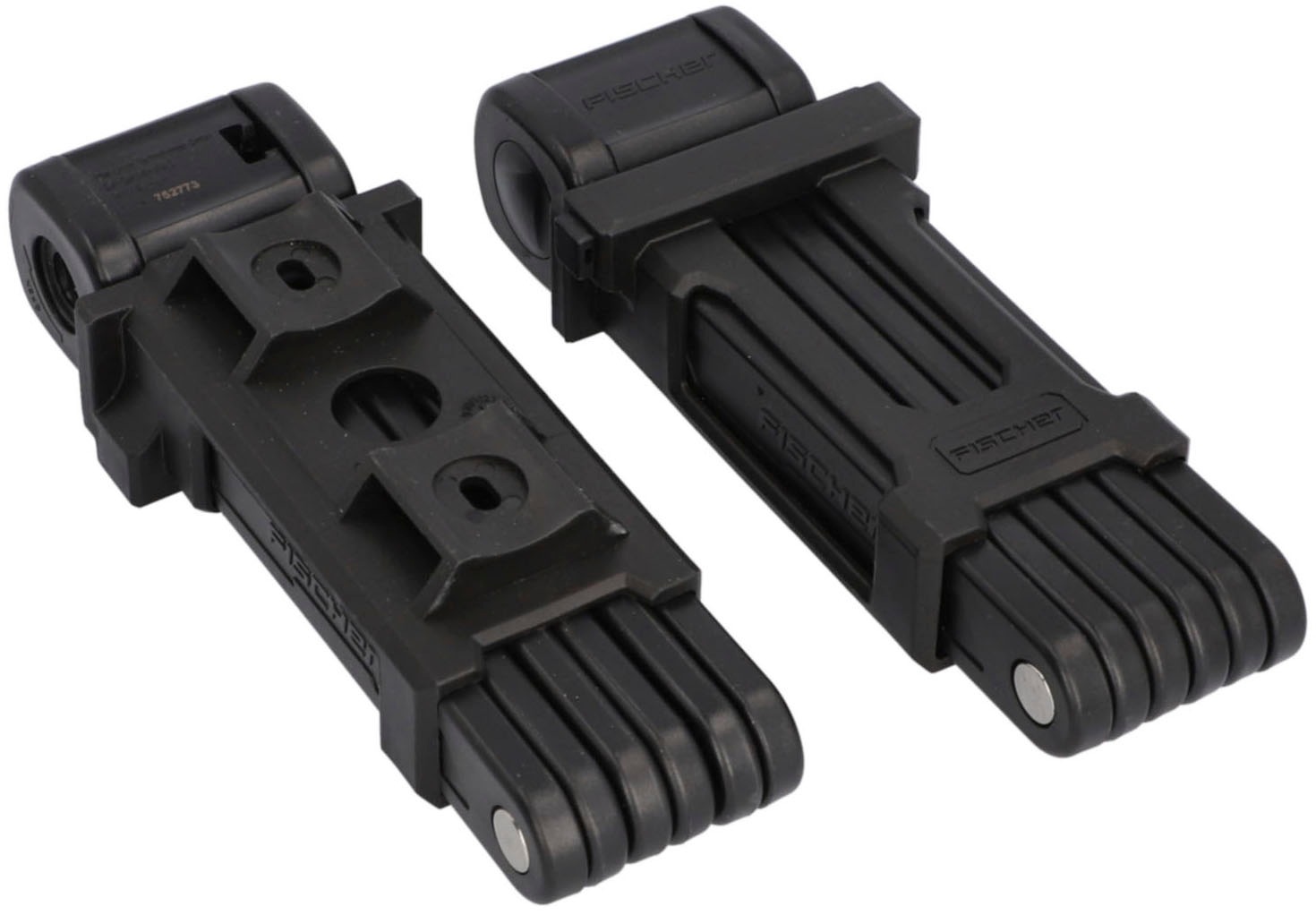 FISCHER Fahrrad Faltschloss »TWIN FK85/8« 2 Stk. tlg.
