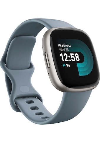 Smartwatch »Versa 4 Fitness-Smartwatch«, (FitbitOS5 inkl. 6 Monate Fitbit Premium...