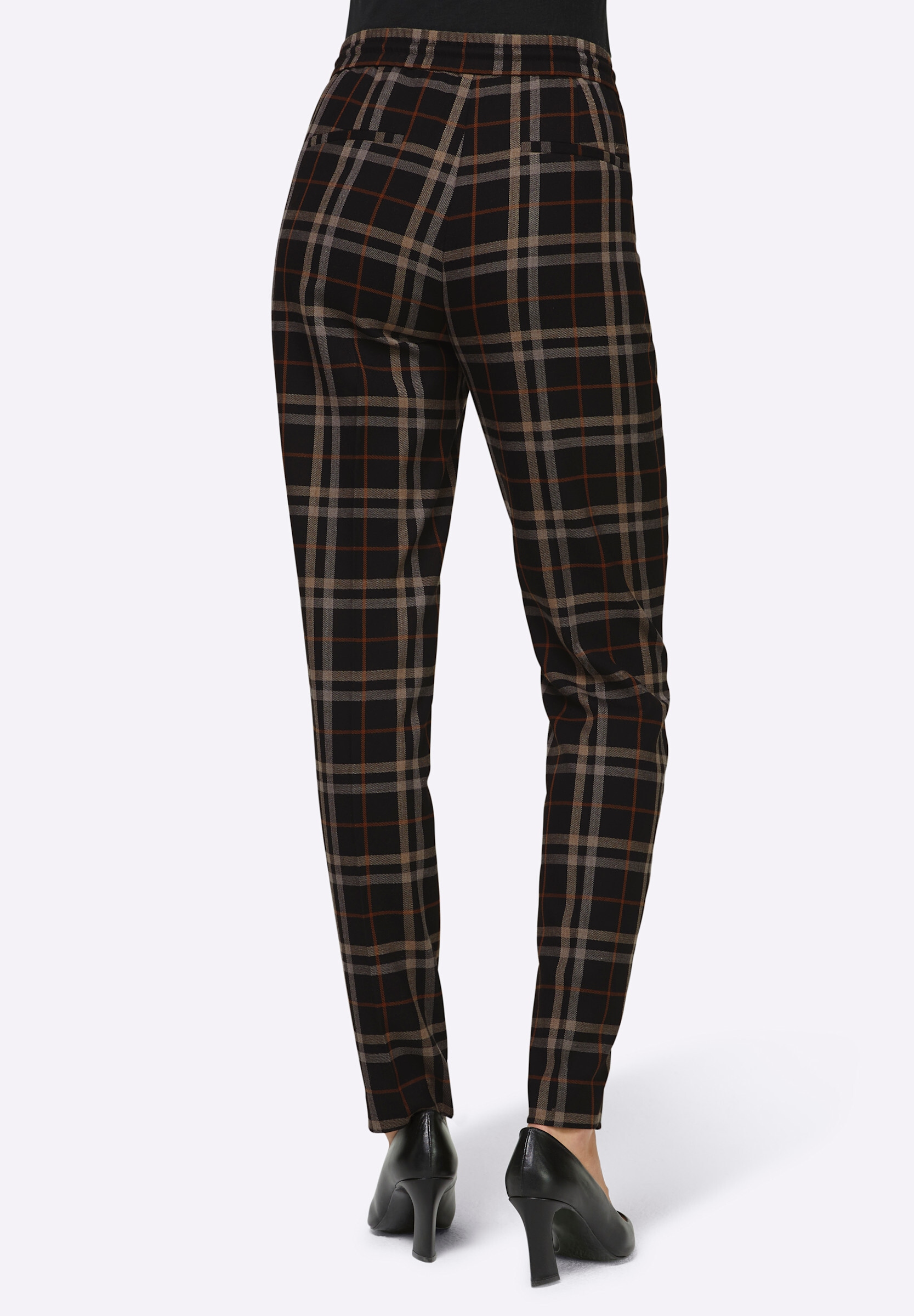 heine Jogger Pants »Hose Karohose mit Rundum-Dehnbund«