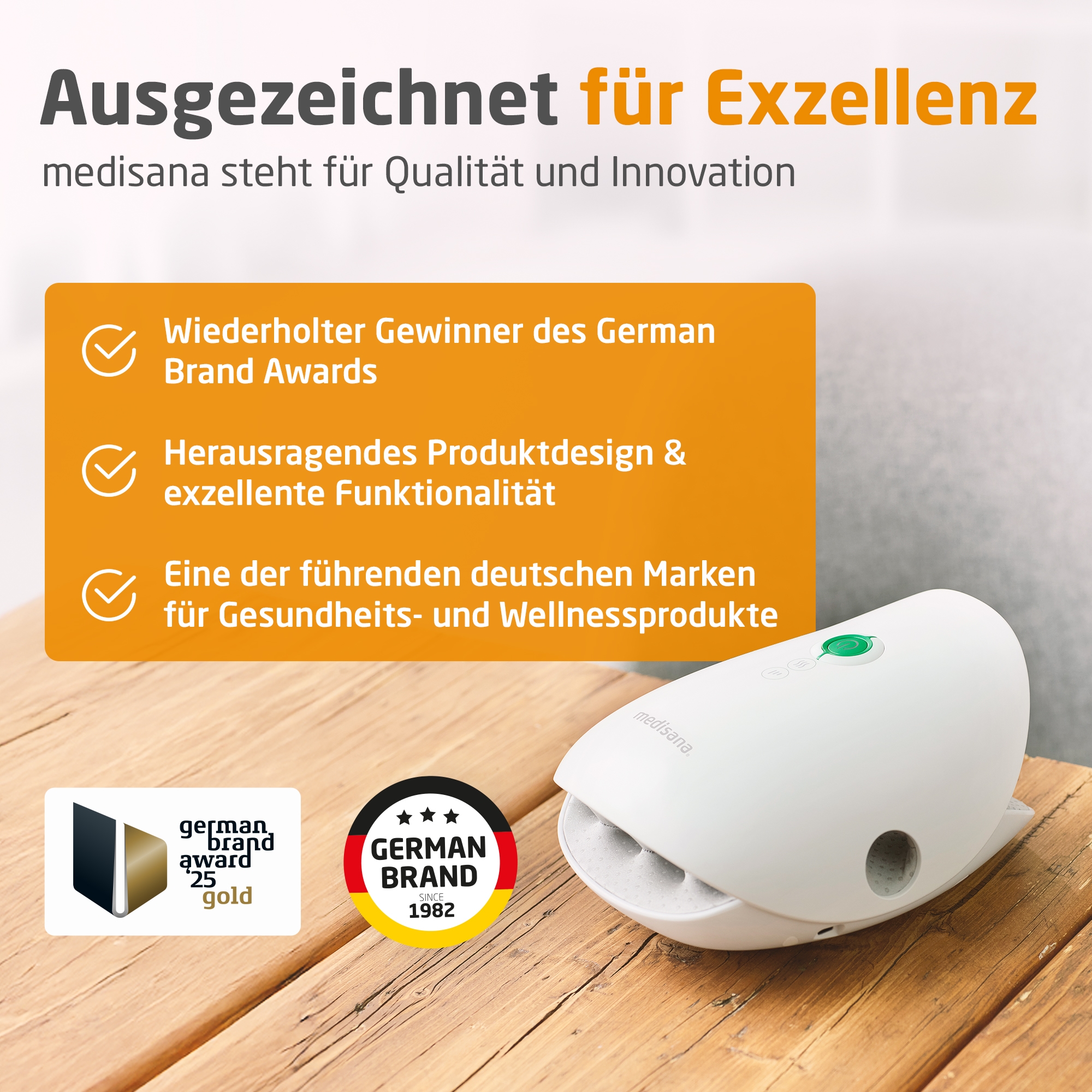 Medisana Massagegerät »HM 500« Handentspannung, Sehnenscheidenentspannung, Gelenkdehnung, kabellos