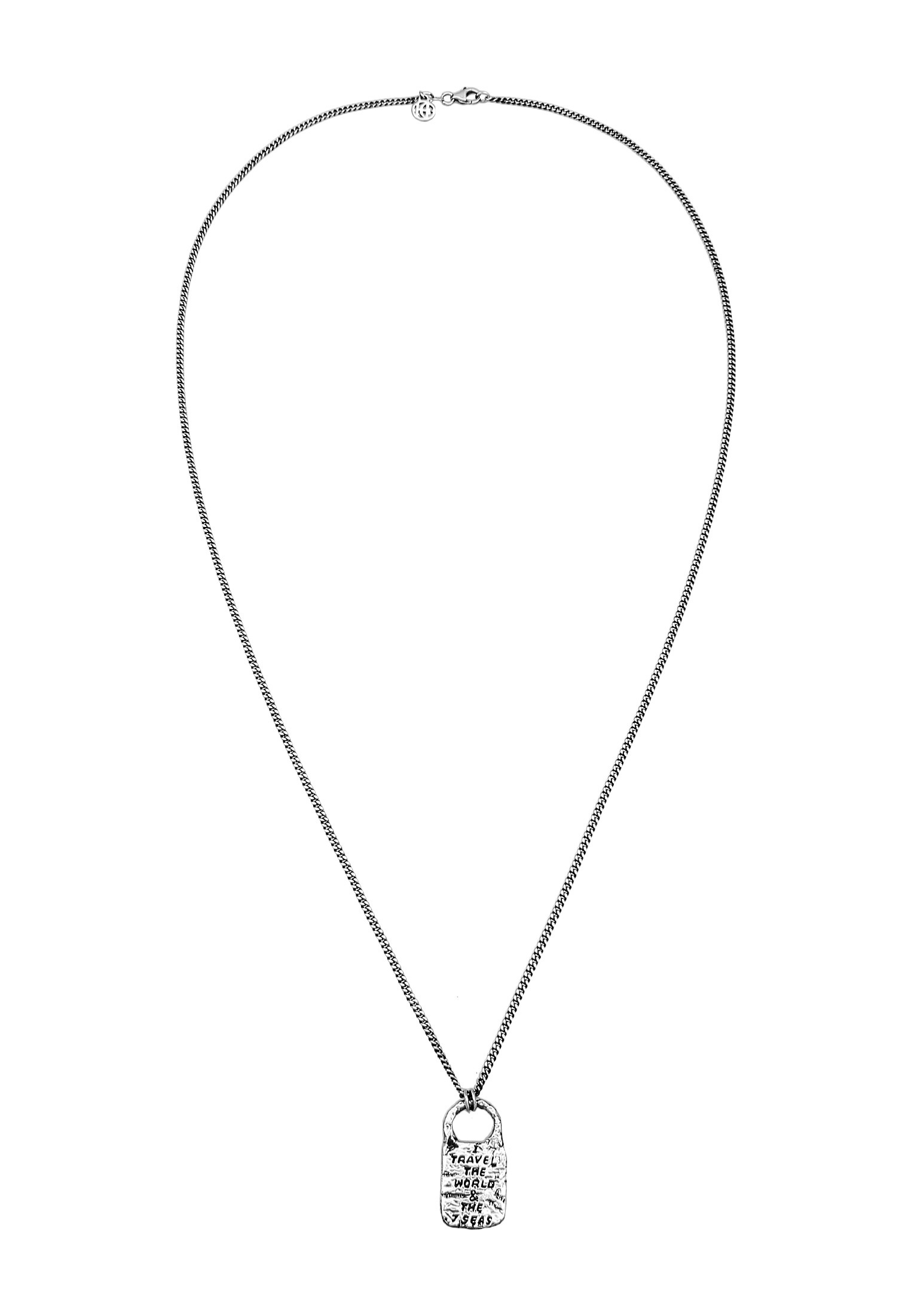 HAZE & GLORY Kette mit Anhänger »Halskette Vintage Anhänger - Seven Seas 925 Silber«