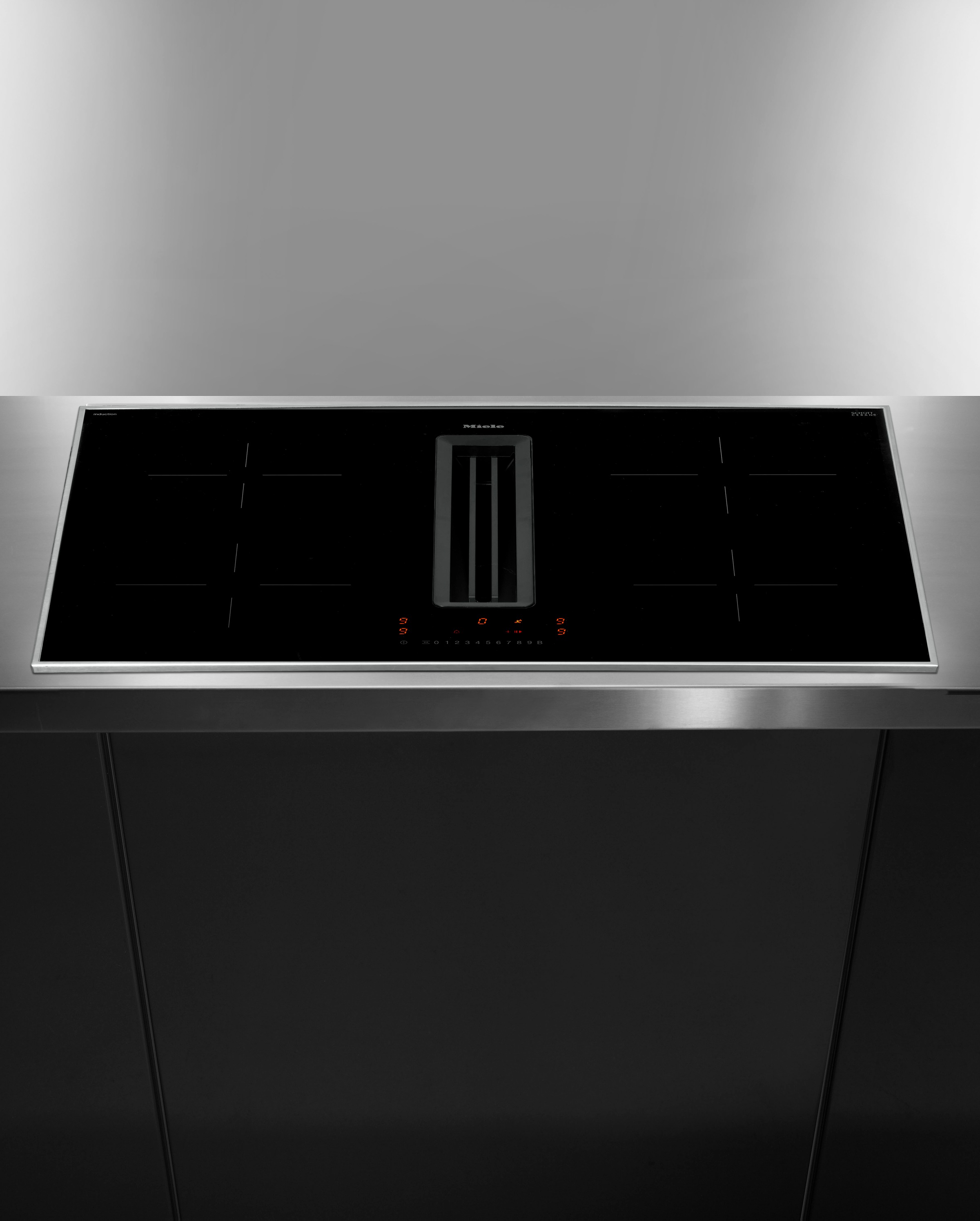 Miele Kochfeld mit Dunstabzug »KMDA7272FR-U« Geringe Lautstärke und 4 einzelne Kochzonen für Umluftbetrieb