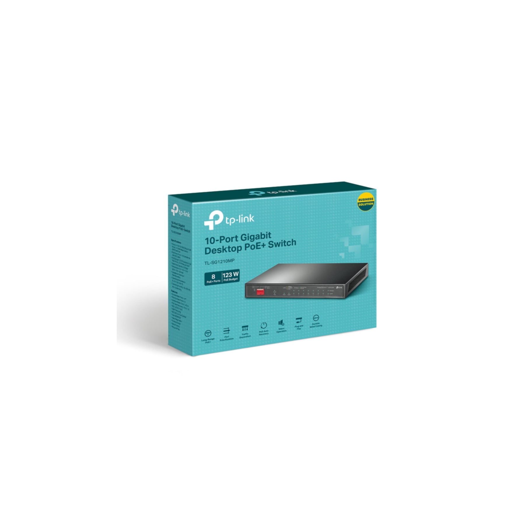 TP-Link Netzwerk-Switch »10-Port Gigabit Desktop Switch mit 8-Port PoE+«