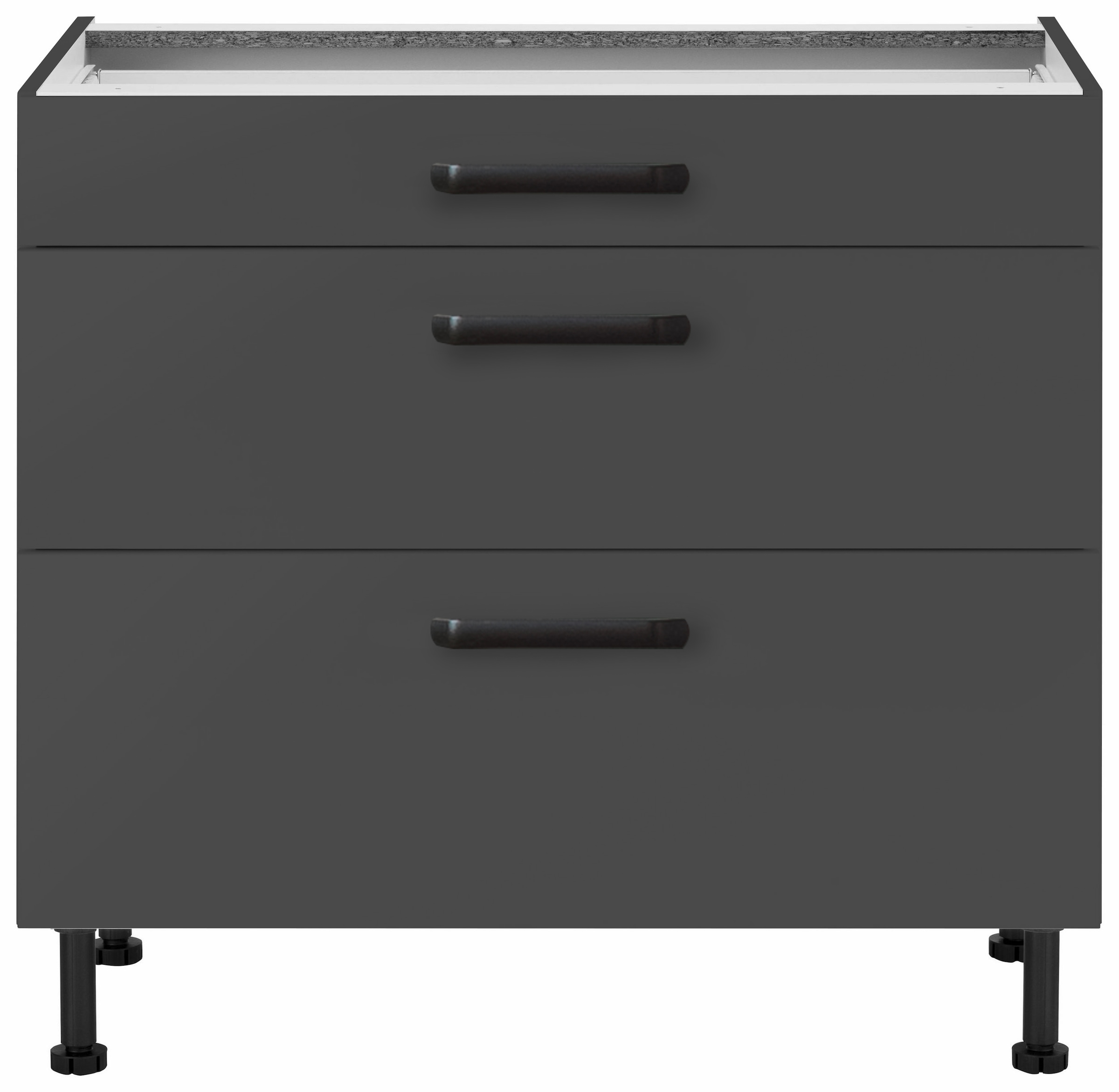 wiho Küchen Unterschrank »Simi« Soft-Close-Funktion in Schubkästen und Auszügen, verstellbare Füße