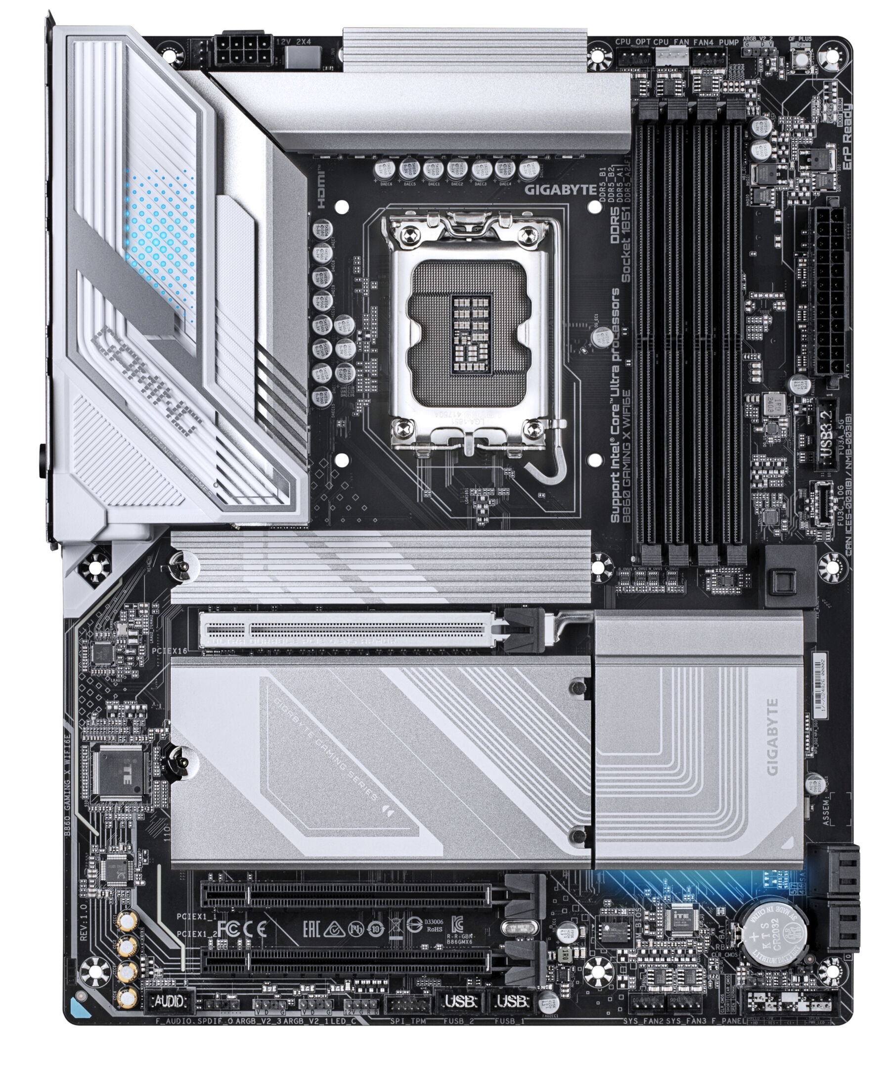 Gigabyte Mainboard »B860 GAMING X WIFI6E Mainboard - Intel Core Ultra CPUs, 12+1+2+1 Phase«