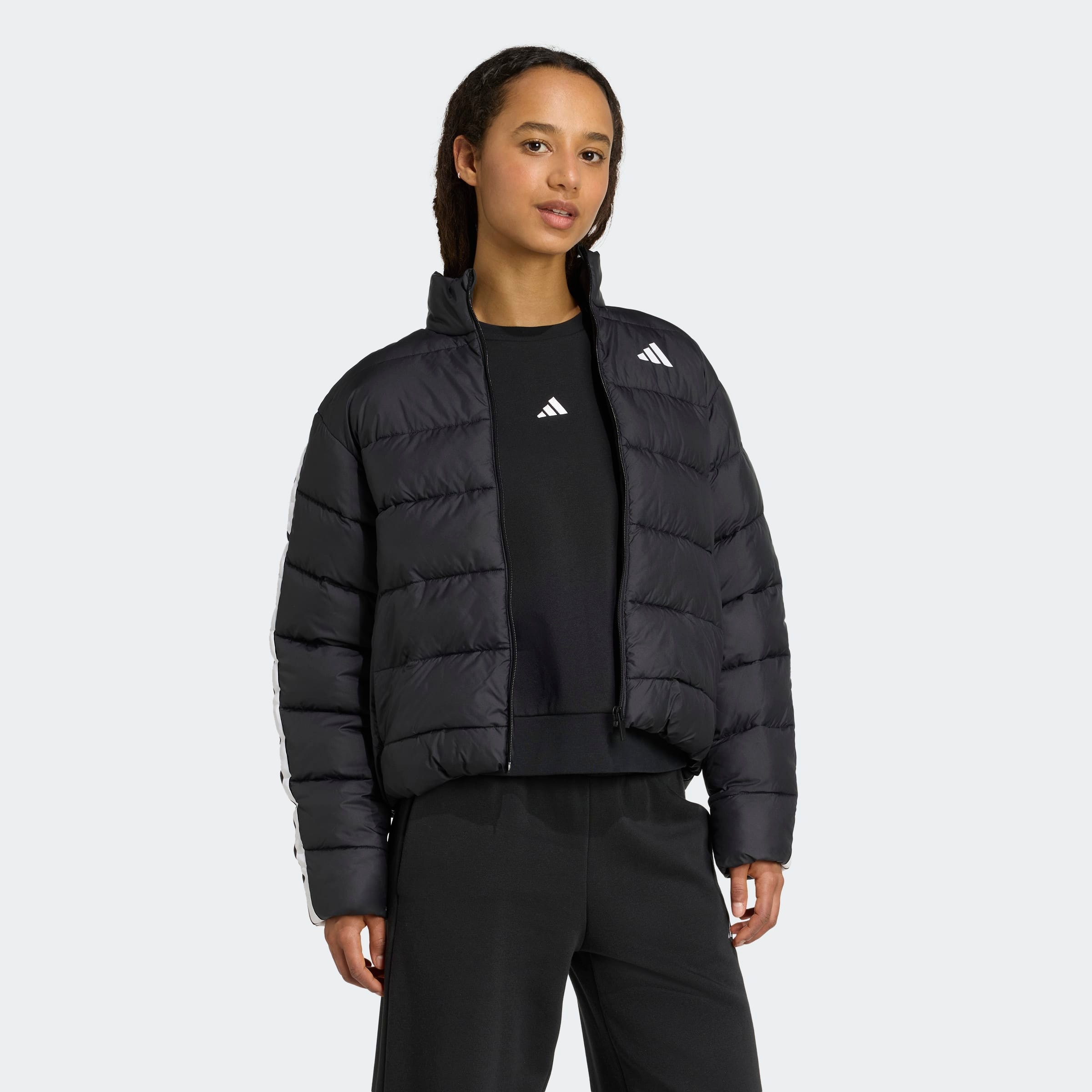 adidas Sportswear Steppjacke »ESSENTIALS CLIMAWARM 3-STREIFEN SYNTHETIK-N«