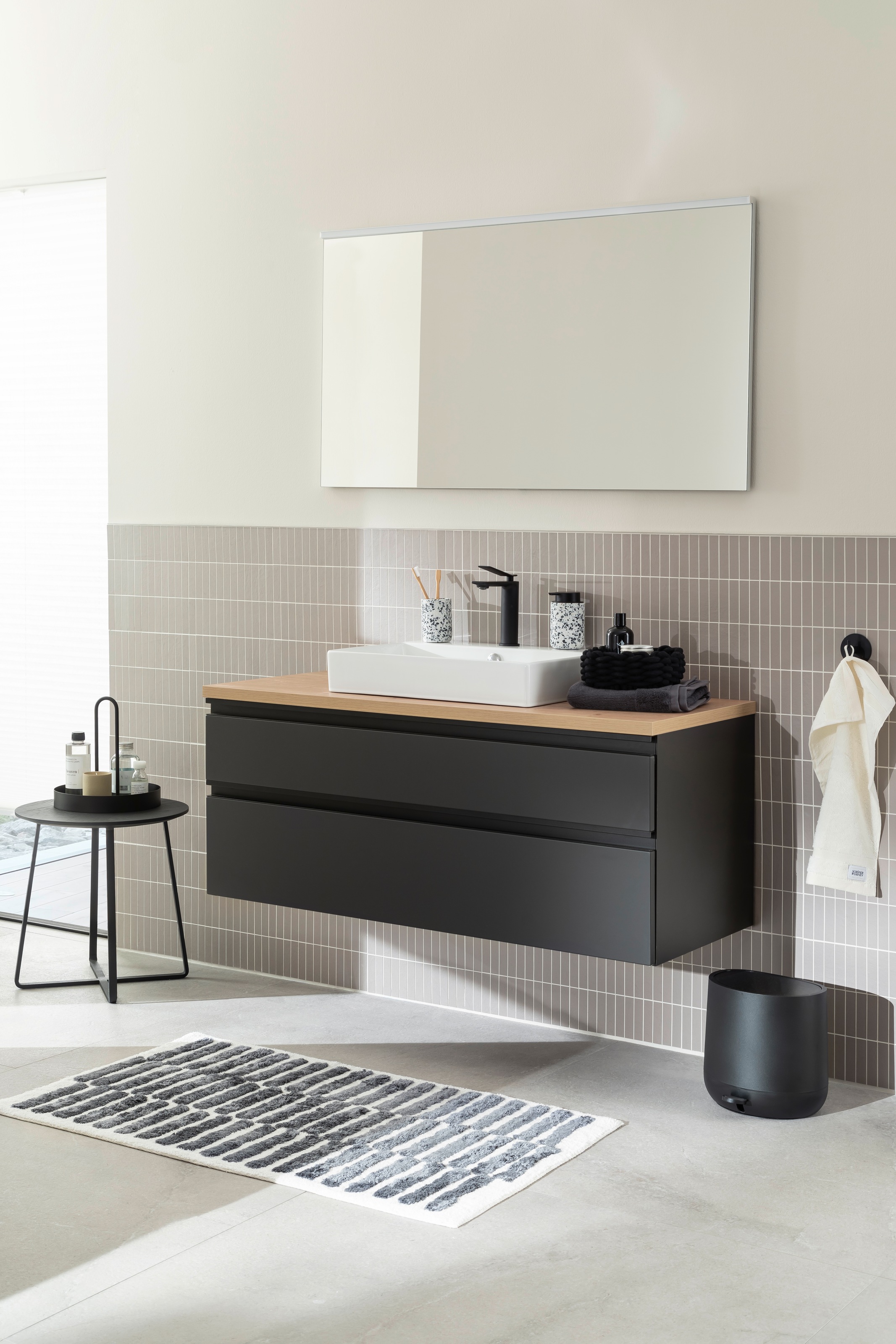 SCHÖNER WOHNEN-Kollektion Badematte »Barbados 231« Höhe 17 mm fußbodenheizungsgeeignet kuschelweicher Badezimmerteppich, waschbar